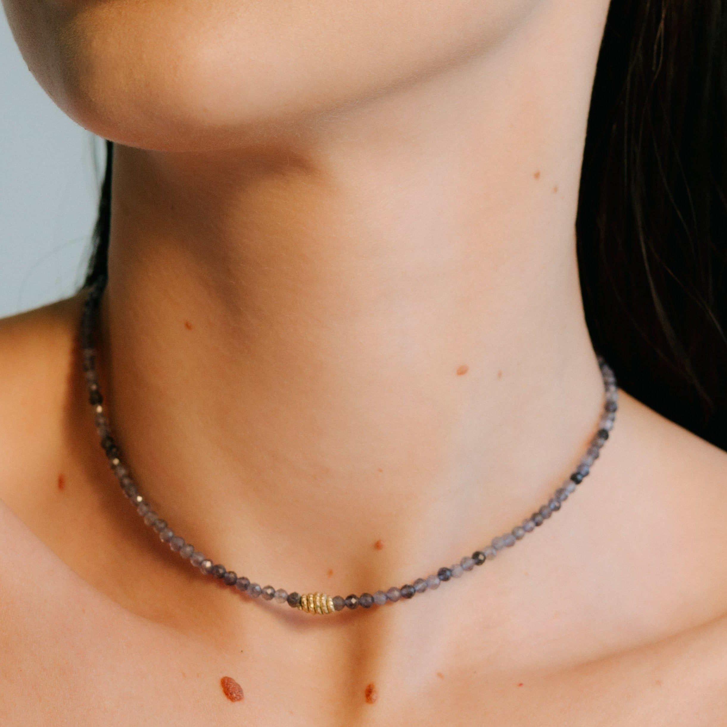 Diana Necklace #1 - Iolite Necklaces TARBAY