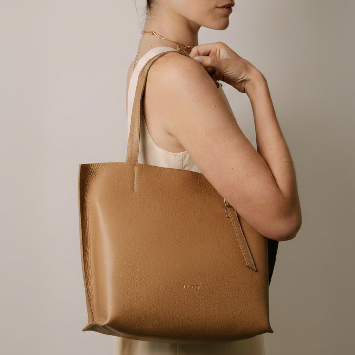 Serafina Tote Bag - Tan