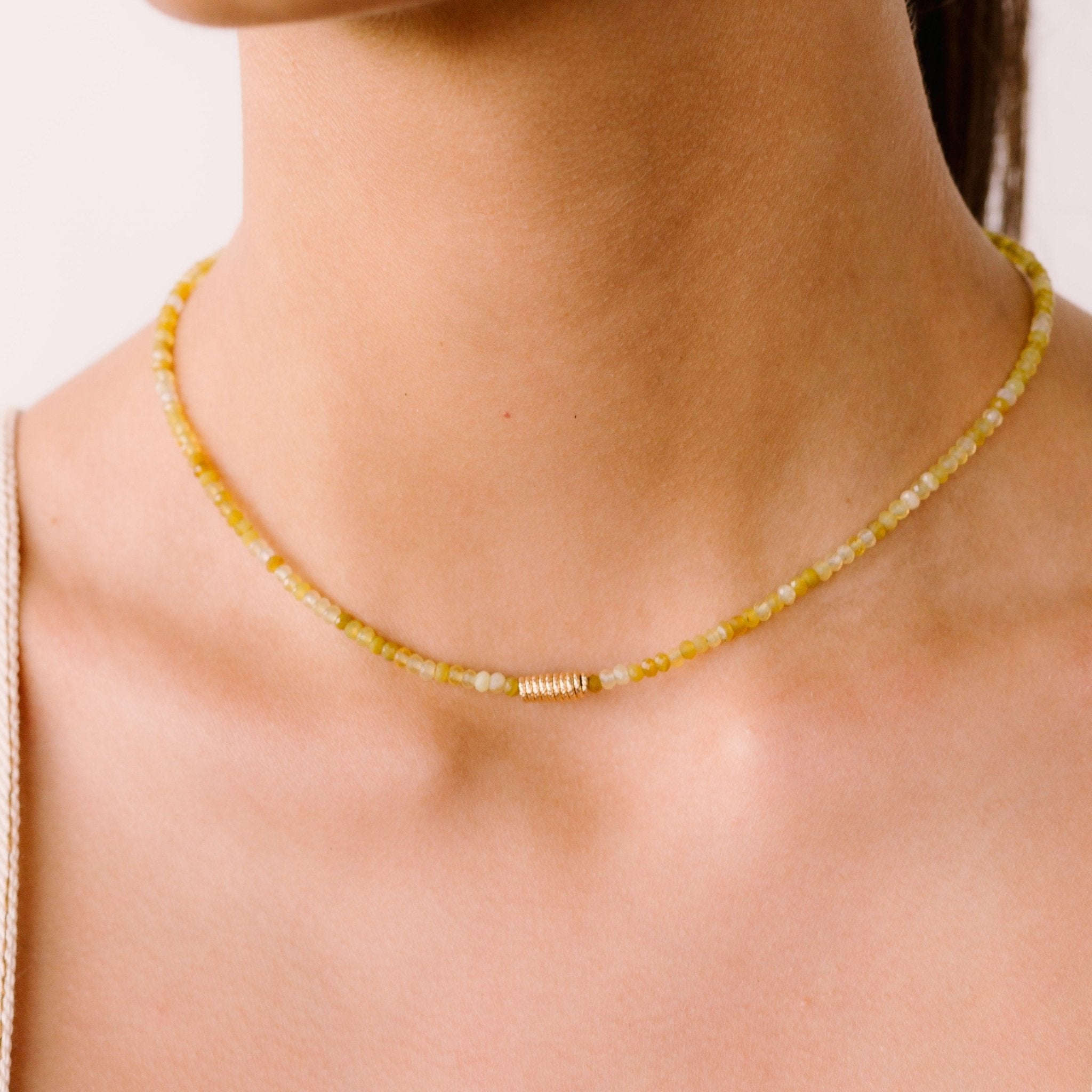 Diana Necklace #1 - Citrine & 14K Gold-Filled Necklaces TARBAY