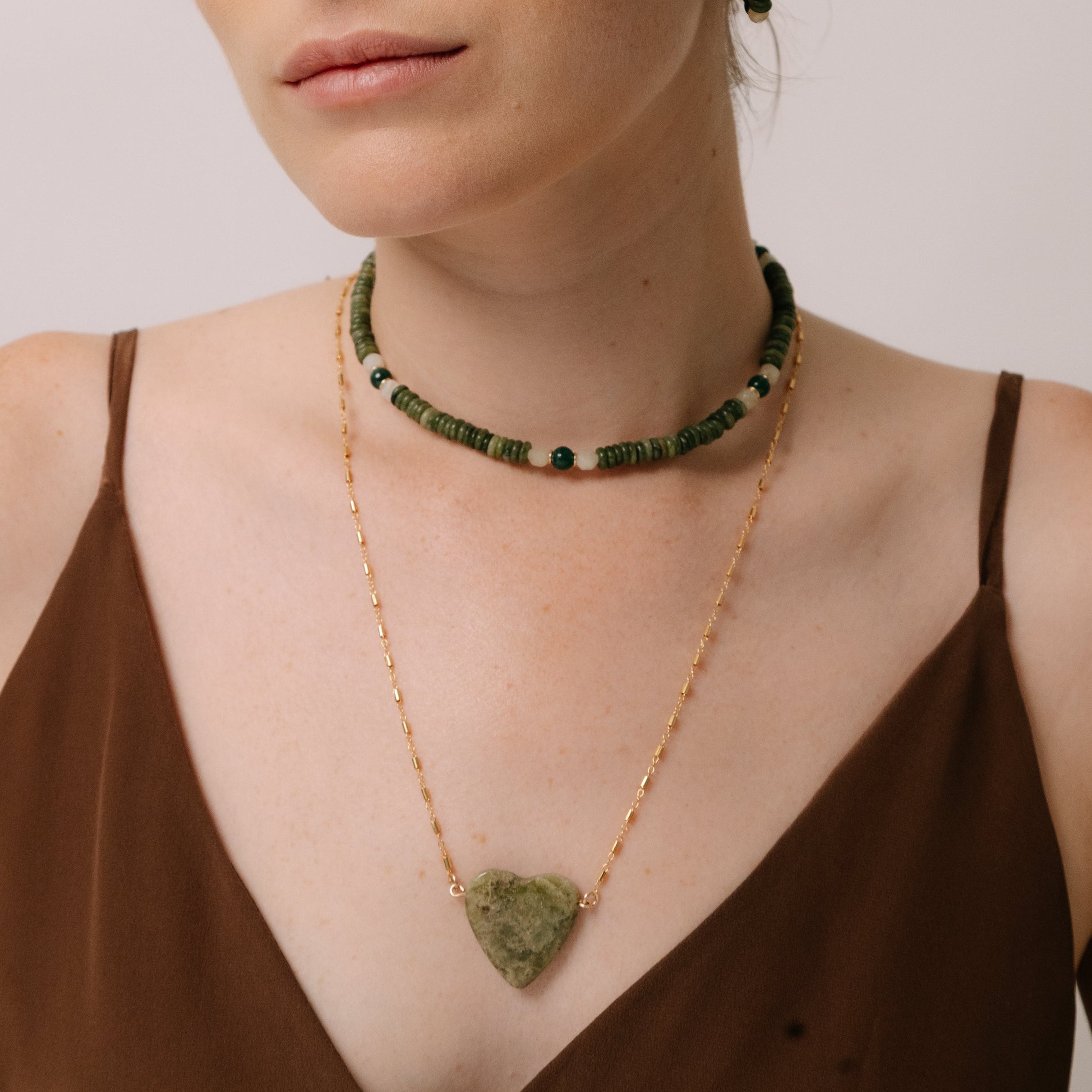 Torón Necklace #2 (65cm) - Grossular Garnet & 14K Gold-Filled Necklaces TARBAY
