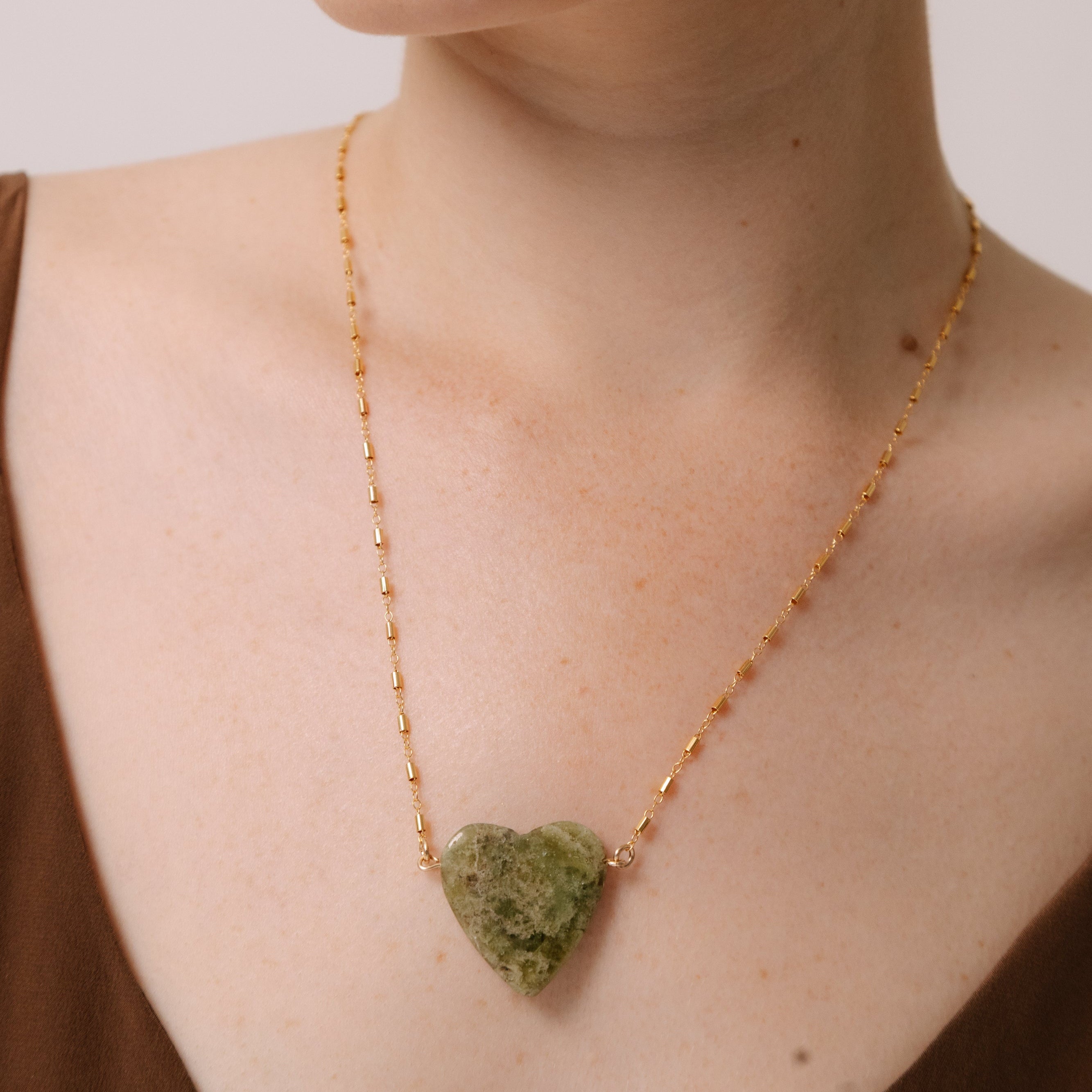 Torón Necklace #2 (65cm) - Grossular Garnet & 14K Gold-Filled Necklaces TARBAY