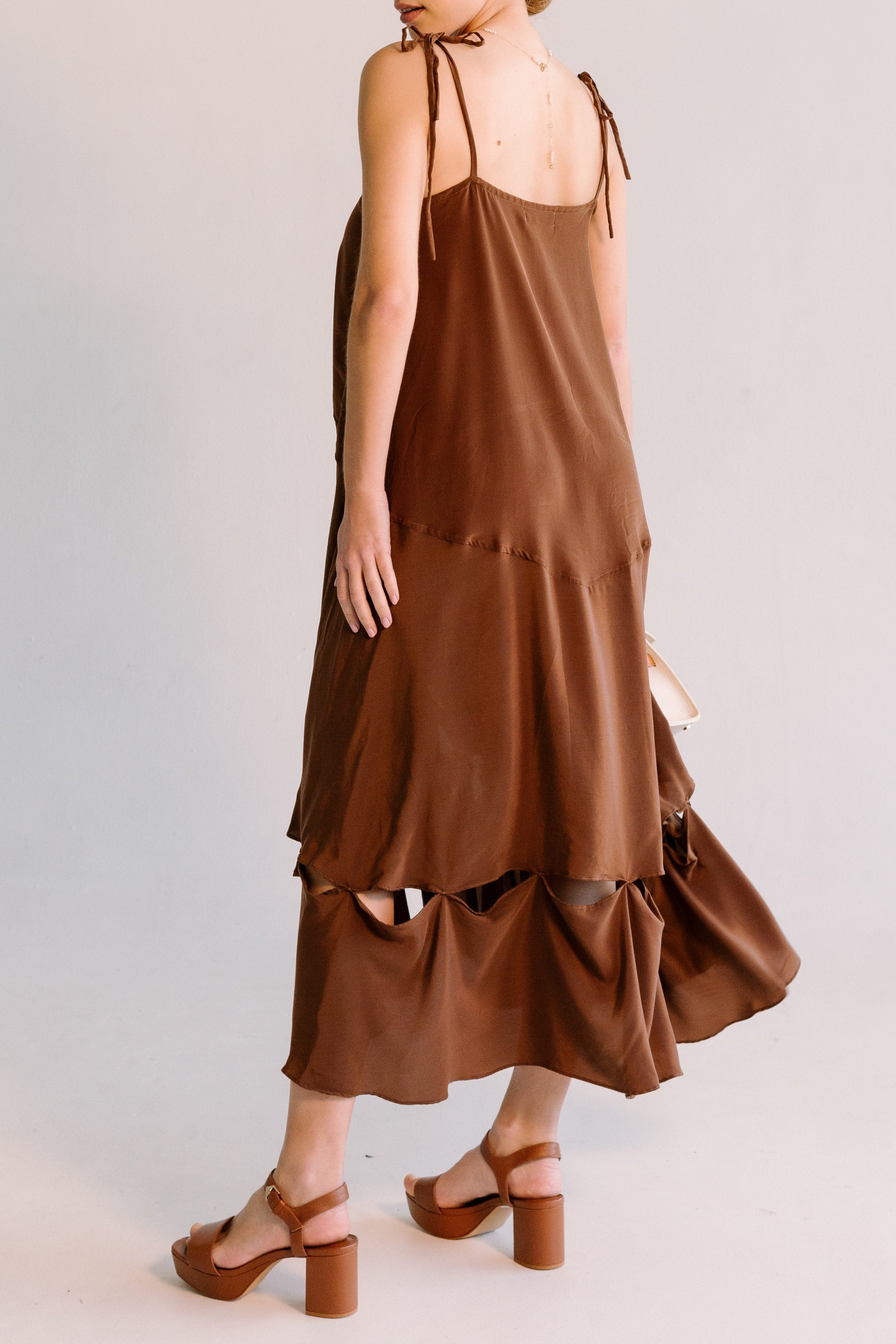 Carmela Dress #1 - Tan Dresses TARBAY