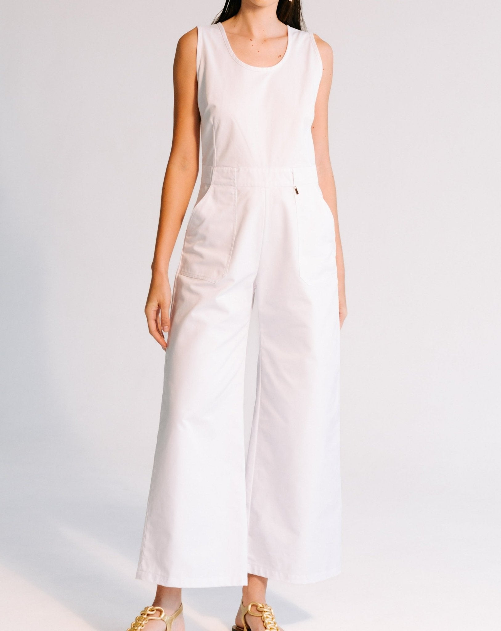 Bambu Jumpsuit - White Jumpsuits TARBAY