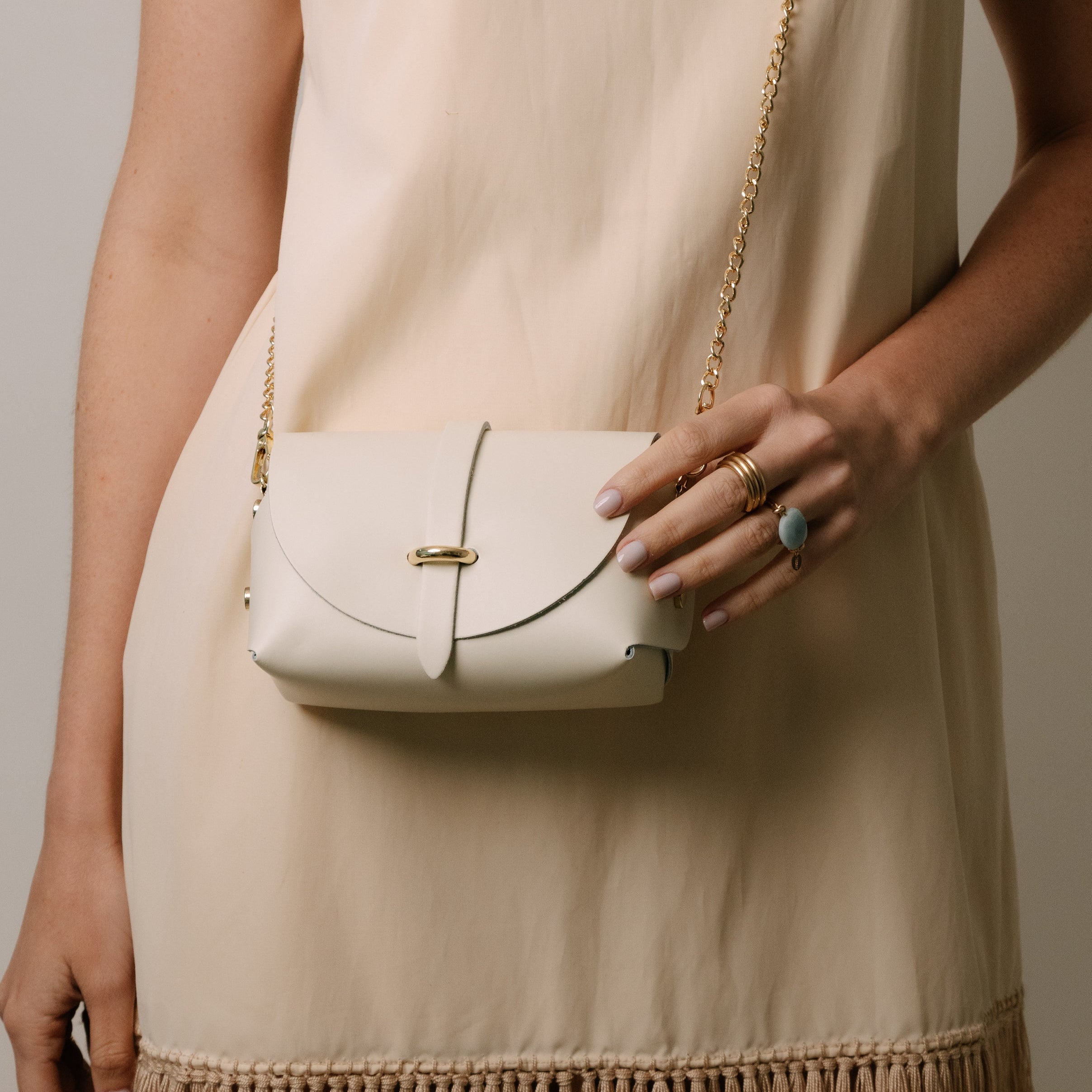 Cecilia Crossbody Bag - Mascarpone Hand & Crossbody Bags TARBAY