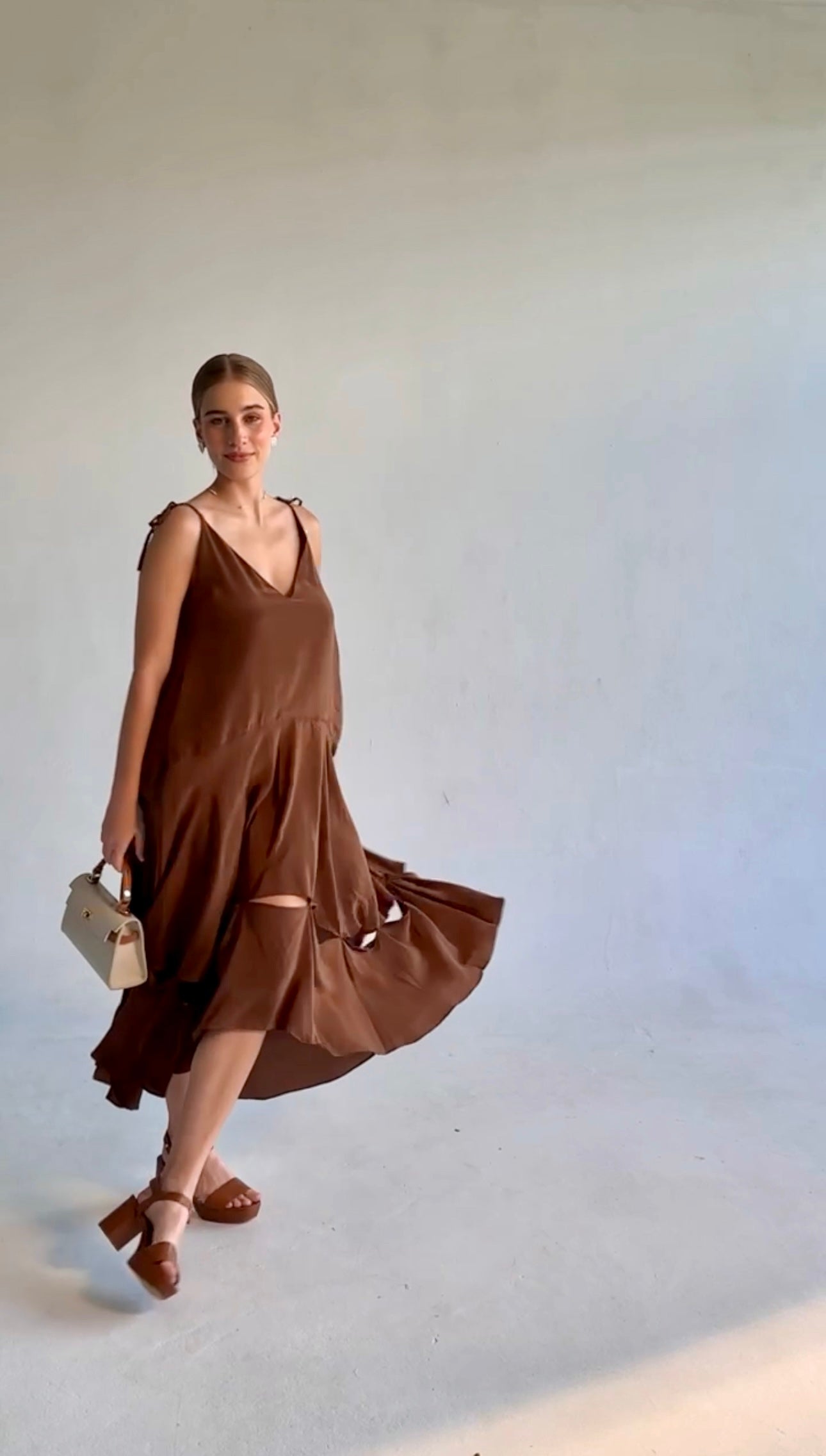 Carmela Dress #1 - Tan Dresses TARBAY