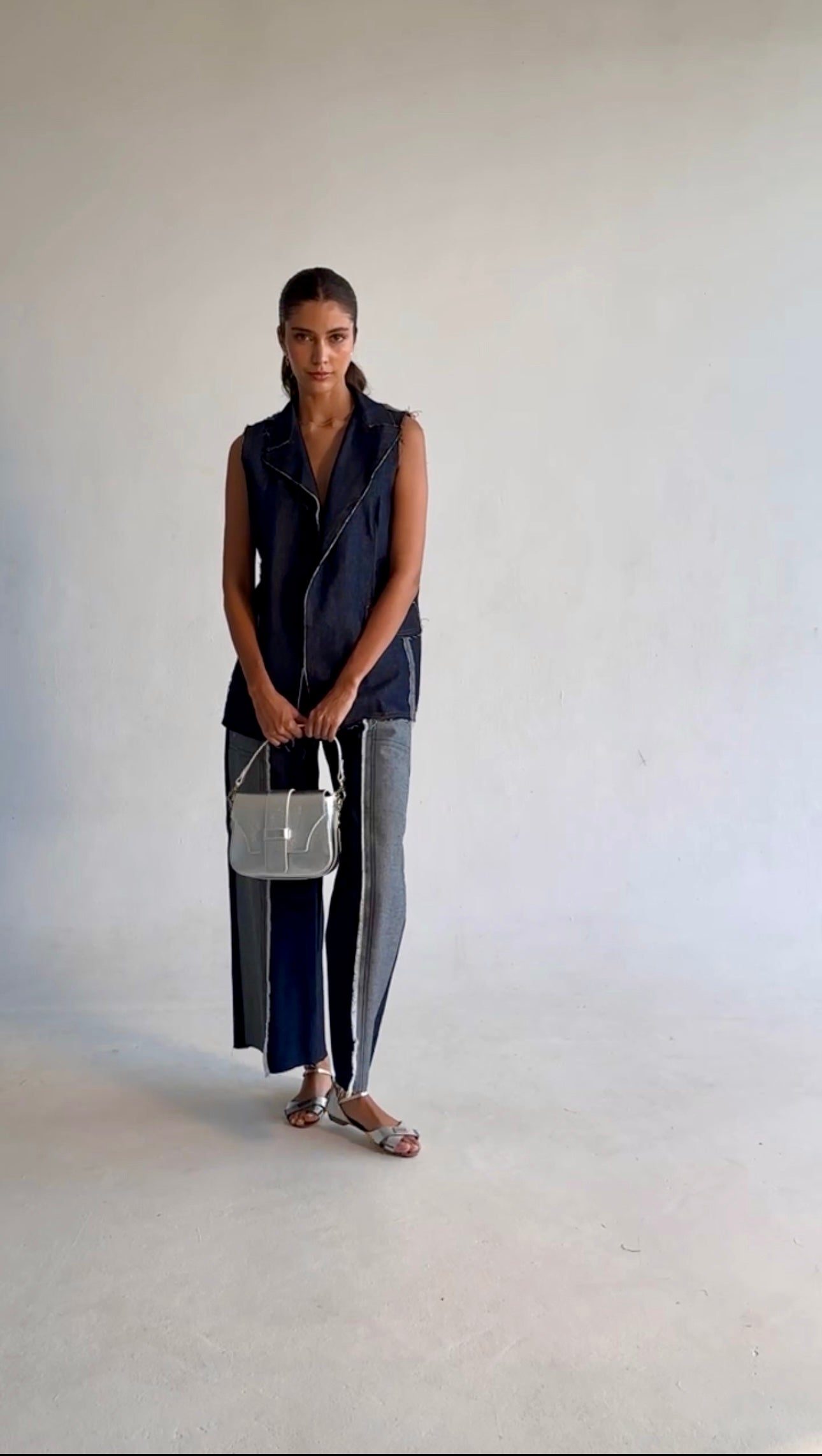 Merlina Vest - Blue Jean Vests TARBAY
