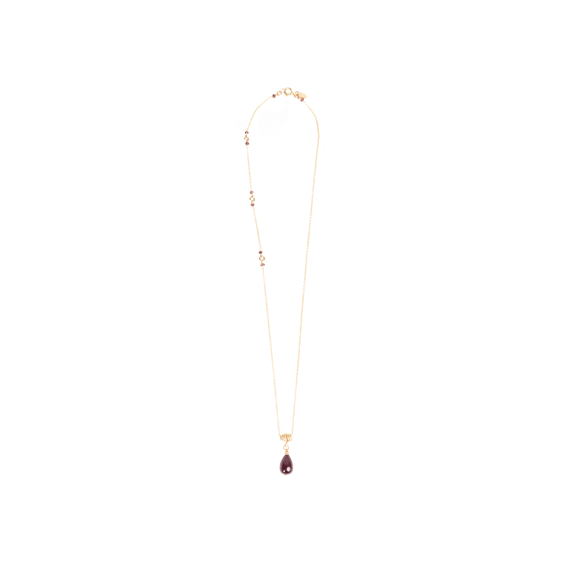 Pergamino Necklace (10mm) - Ruby Necklaces TARBAY
