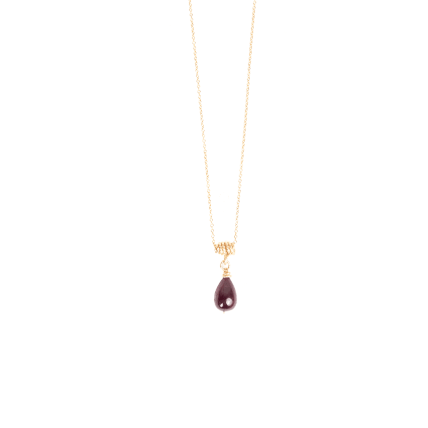 Pergamino Necklace (10mm) - Ruby Necklaces TARBAY