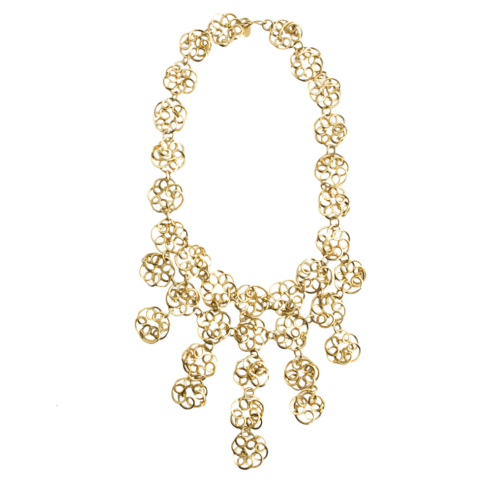 Mota de Nieve Necklace (25mm) - Yellow Gold Necklaces TARBAY   