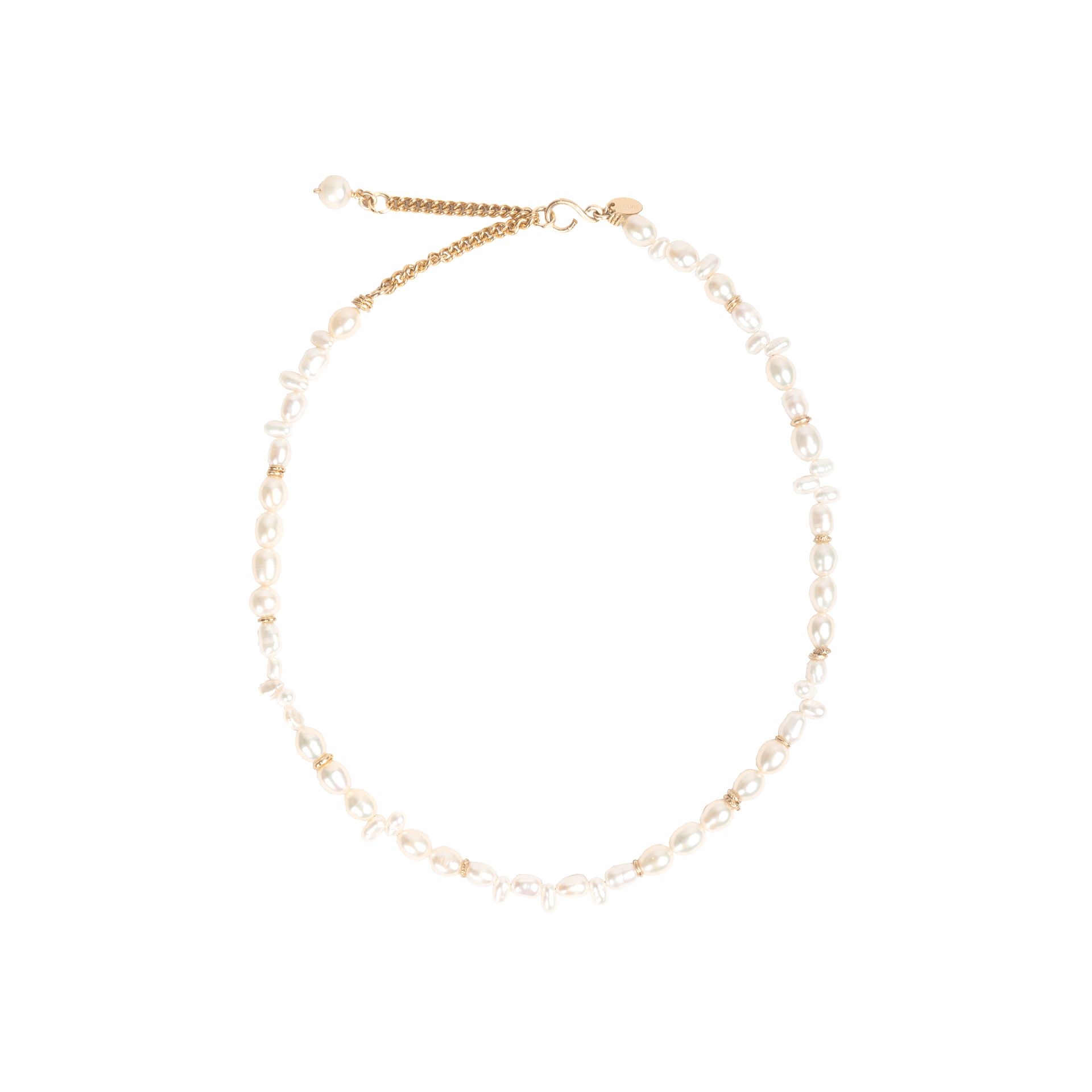 Morgan Necklace (45cm) - Pearl & 14K Gold-Filled Necklaces TARBAY
