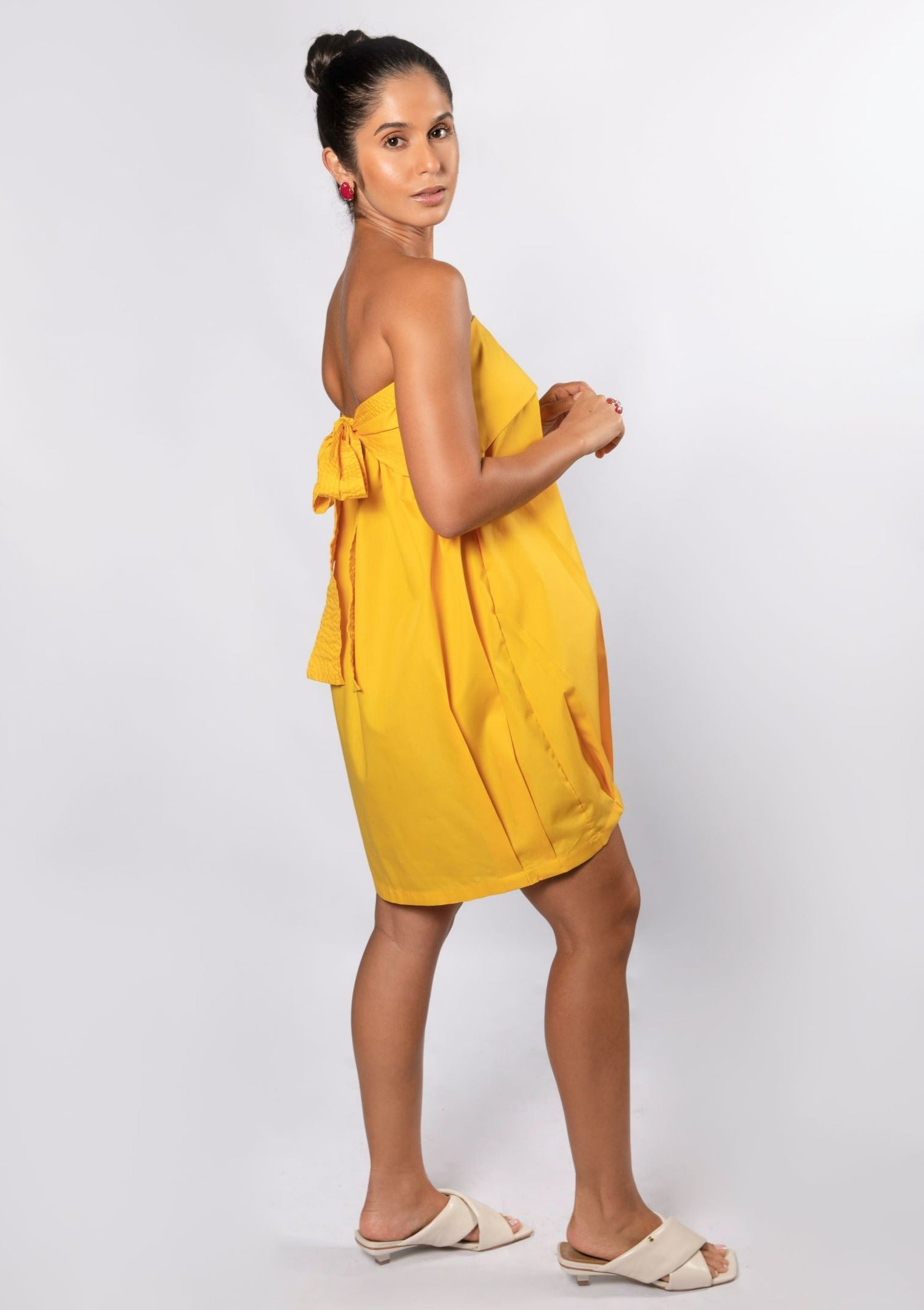 Athina Dress - Yellow Dresses TARBAY   
