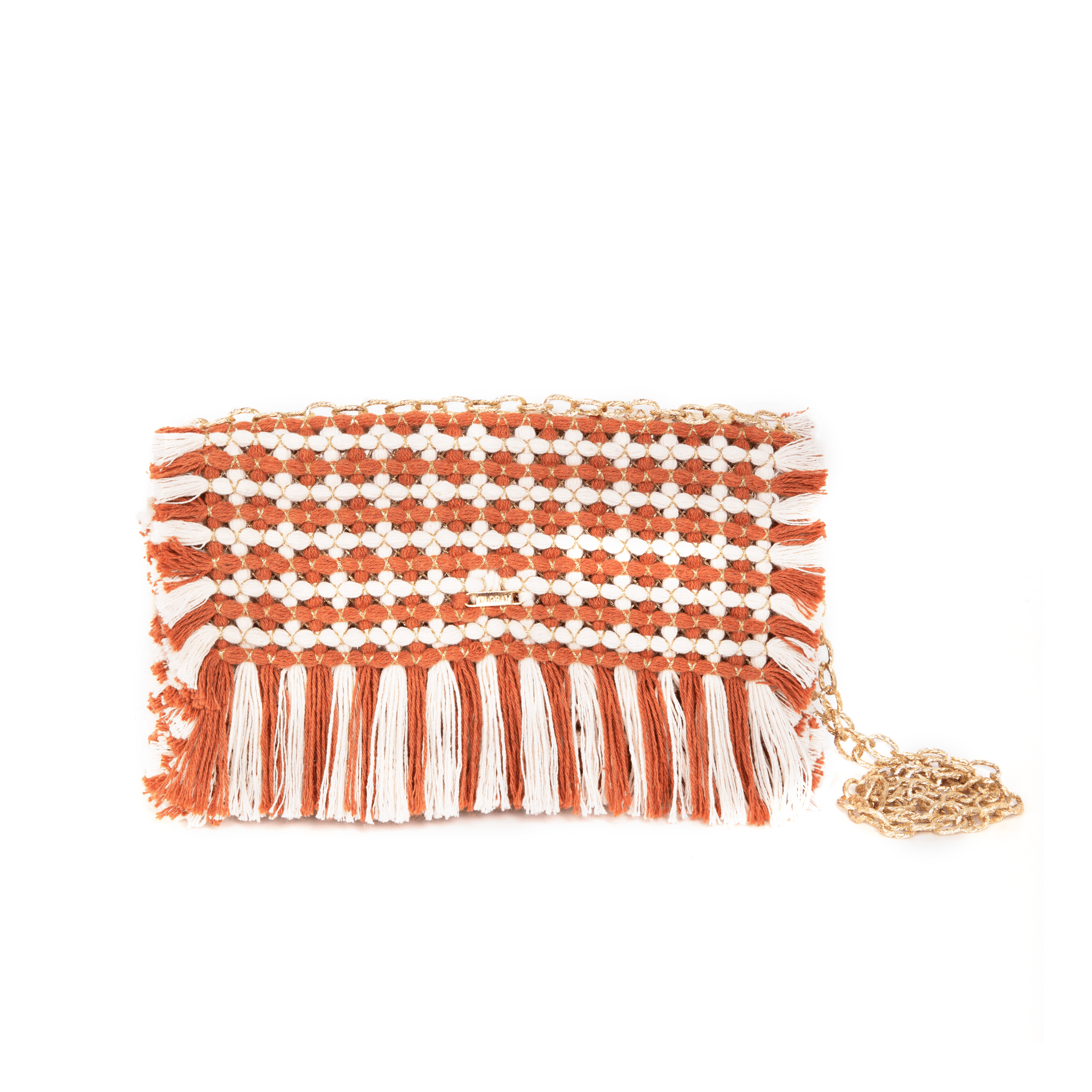 Gossypium Clutch Bag #1 - Caramel & Buttercream Clutch & Crossbody Bags TARBAY