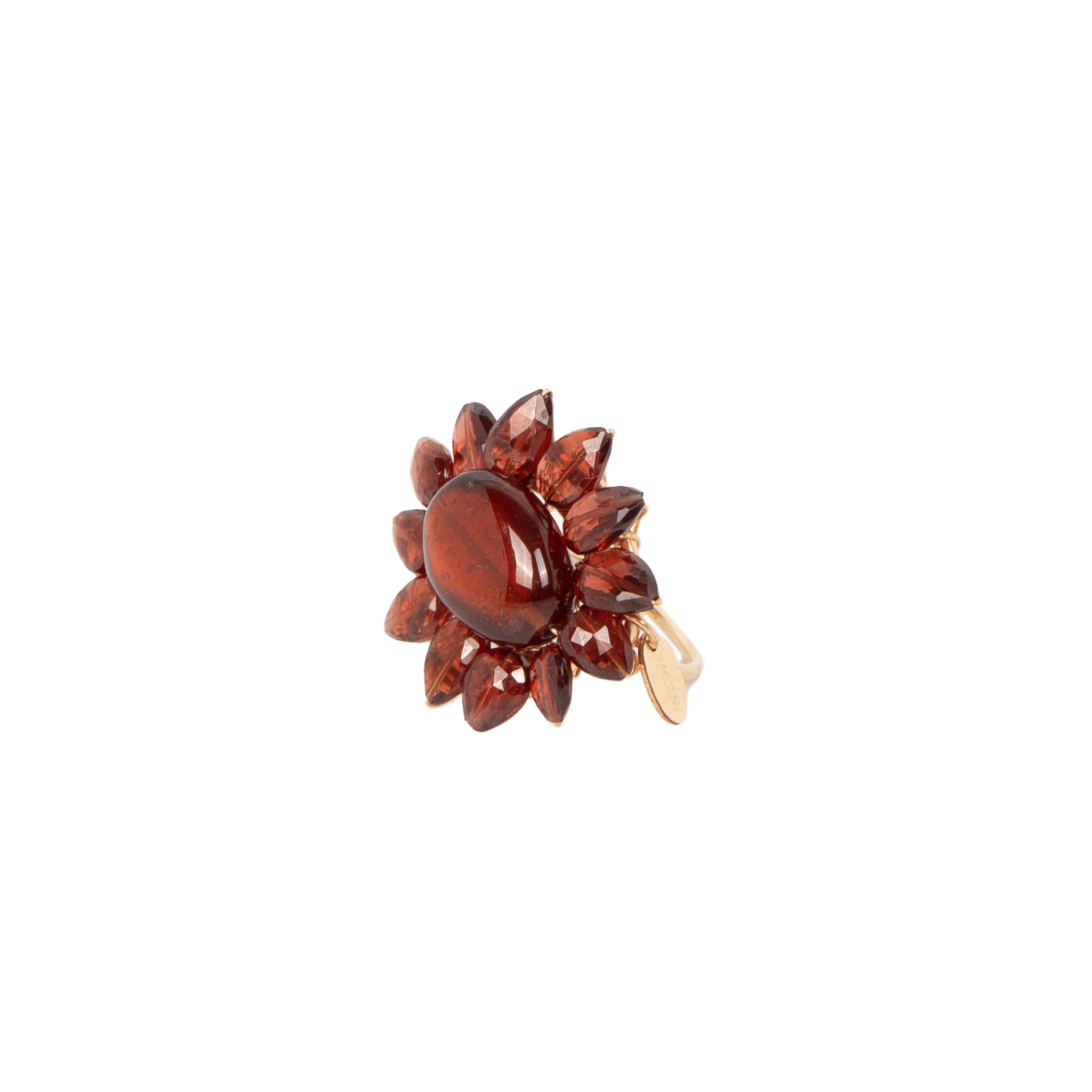 Guzmania Ring #1 (28mm) - Garnet Rings TARBAY