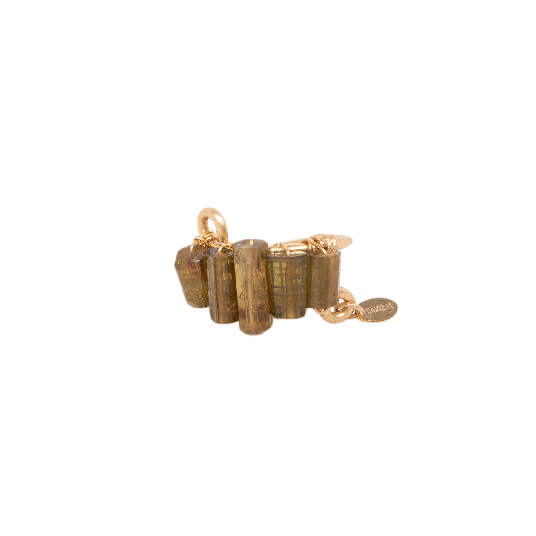 Diana Ring #1 (25mm) - Green Tourmaline Rings TARBAY