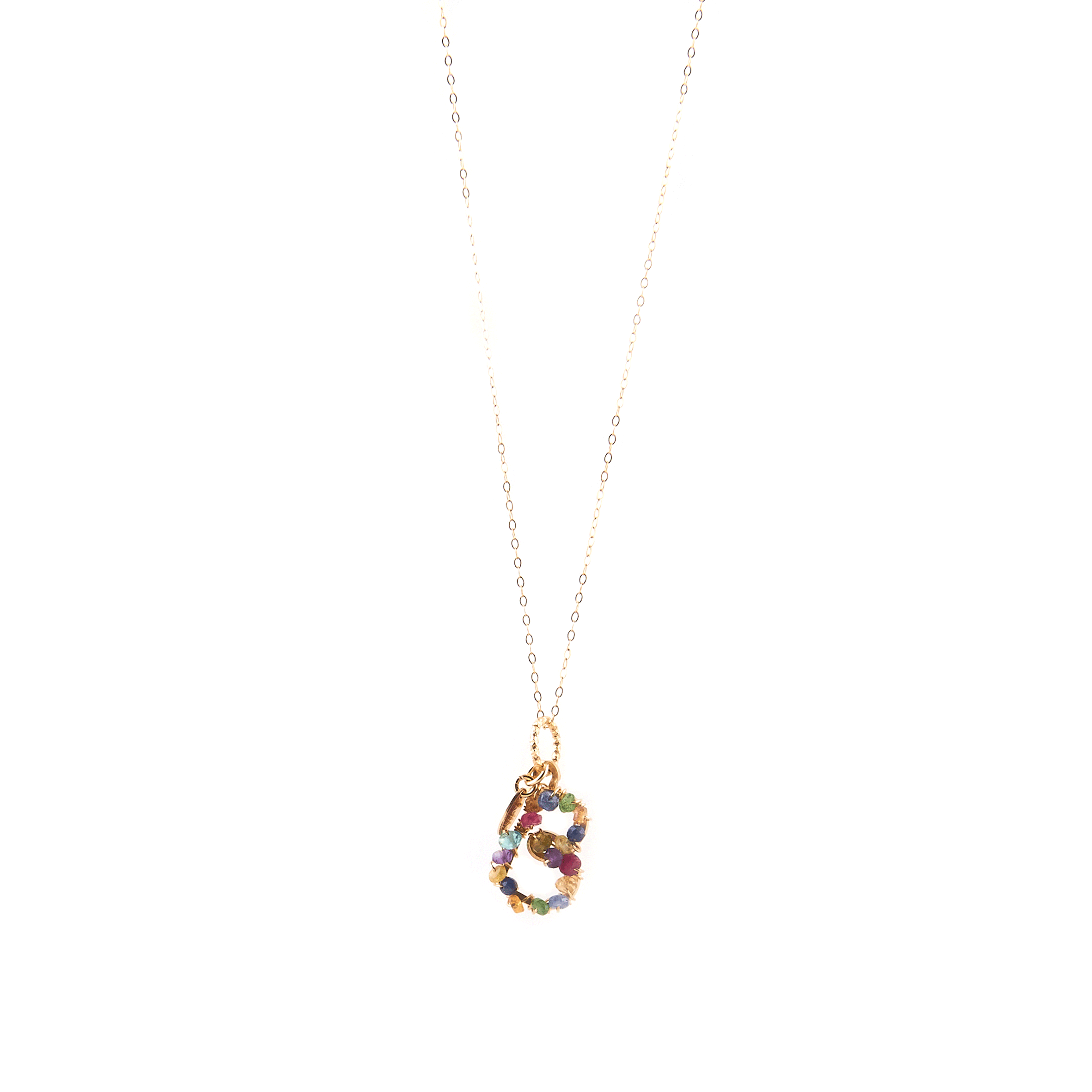 Handmade Letter Charm #2 (20mm) - Mix Arcoiris Charms TARBAY B