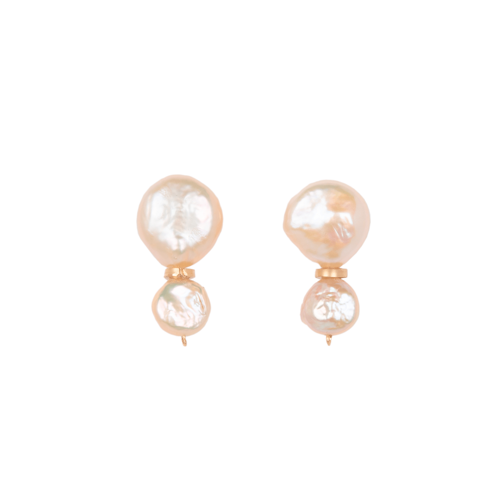 Keshi Earrings #6 (20mm) - Pearls & 14K Gold-Filled Earrings TARBAY