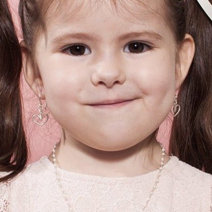 Corazon Dangle Earrings (12mm) - Sterling Silver Earrings CLASICOS