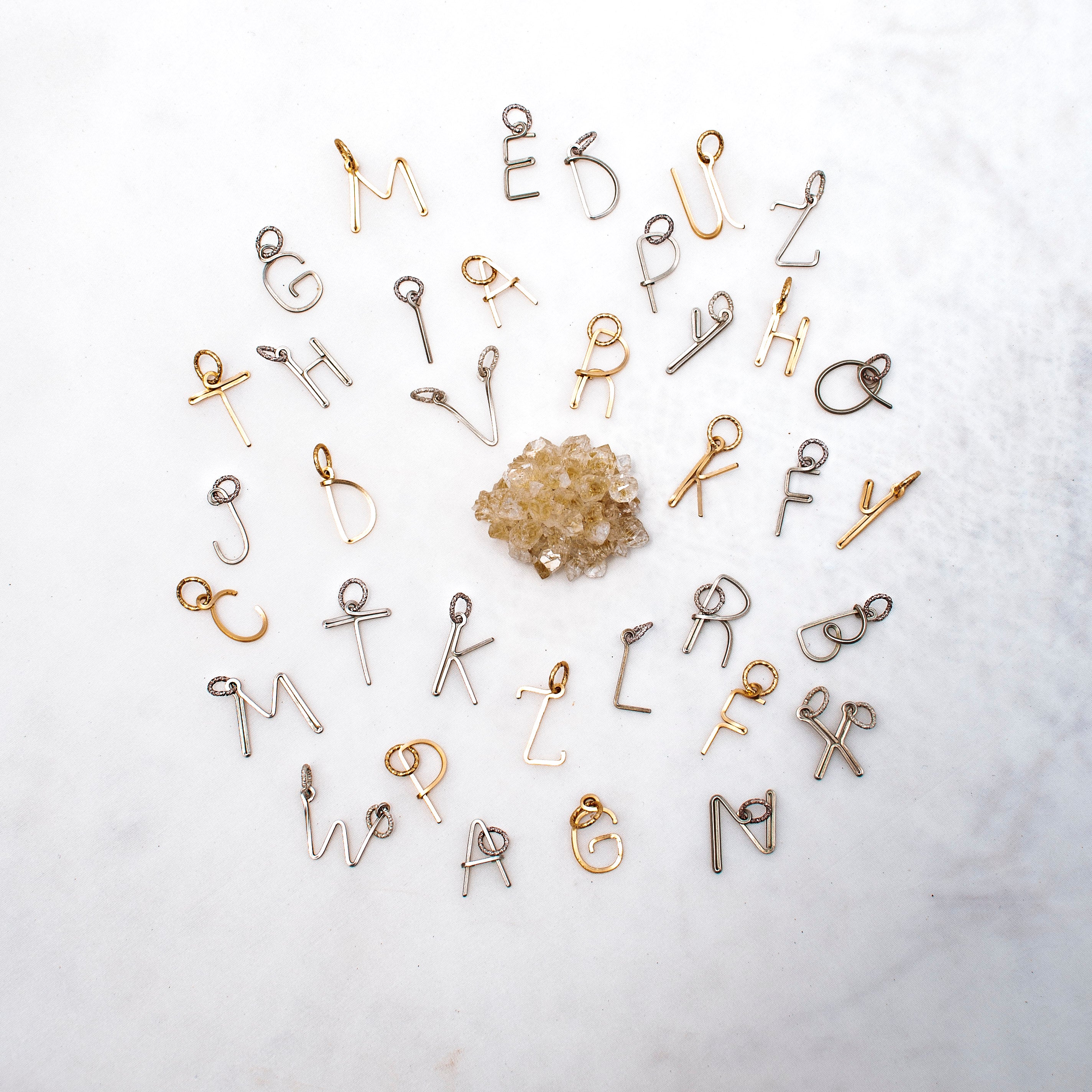 Handmade Letter Charm #2 (20mm) Charms TARBAY