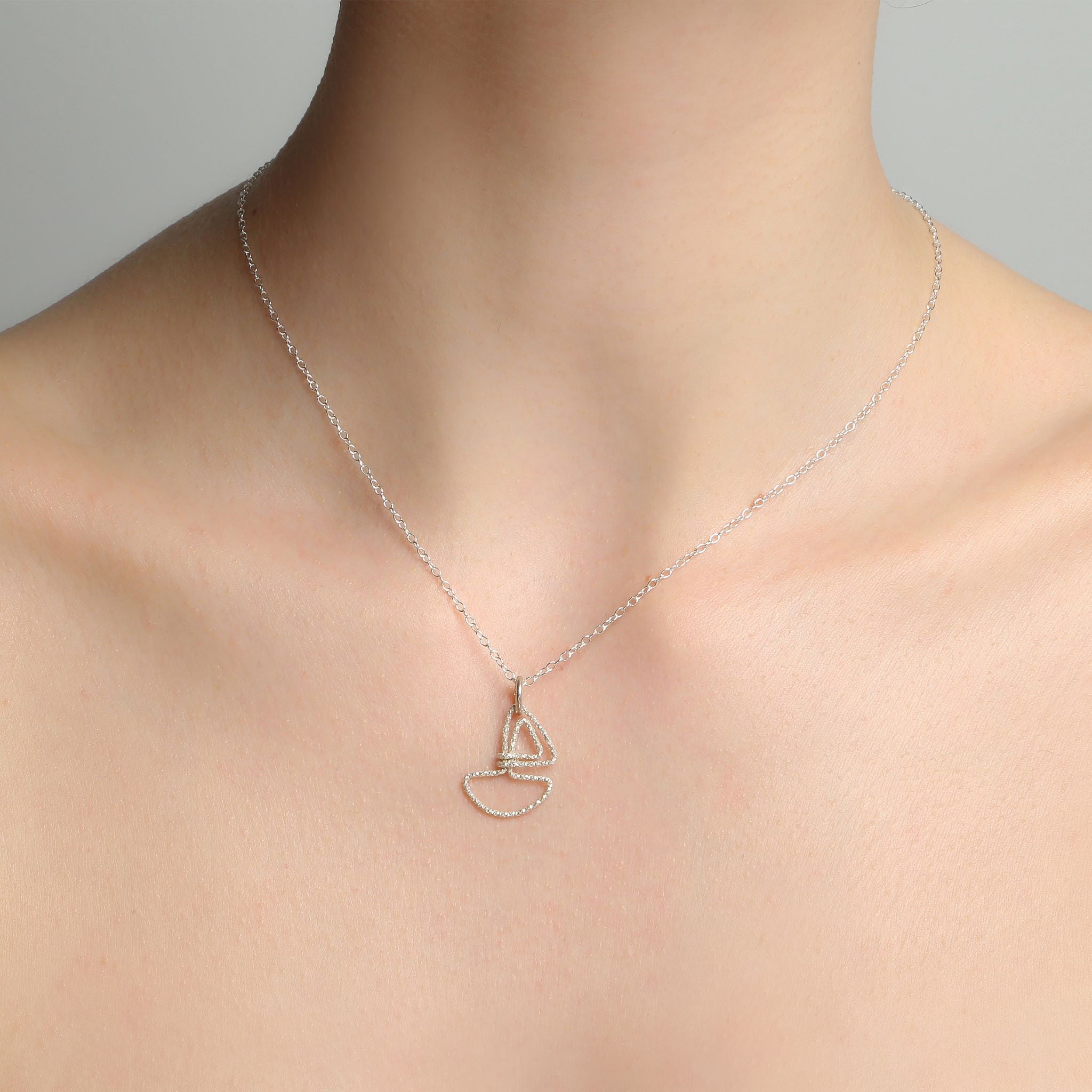 Marine Necklace - Sterling Silver Necklaces TARBAY   