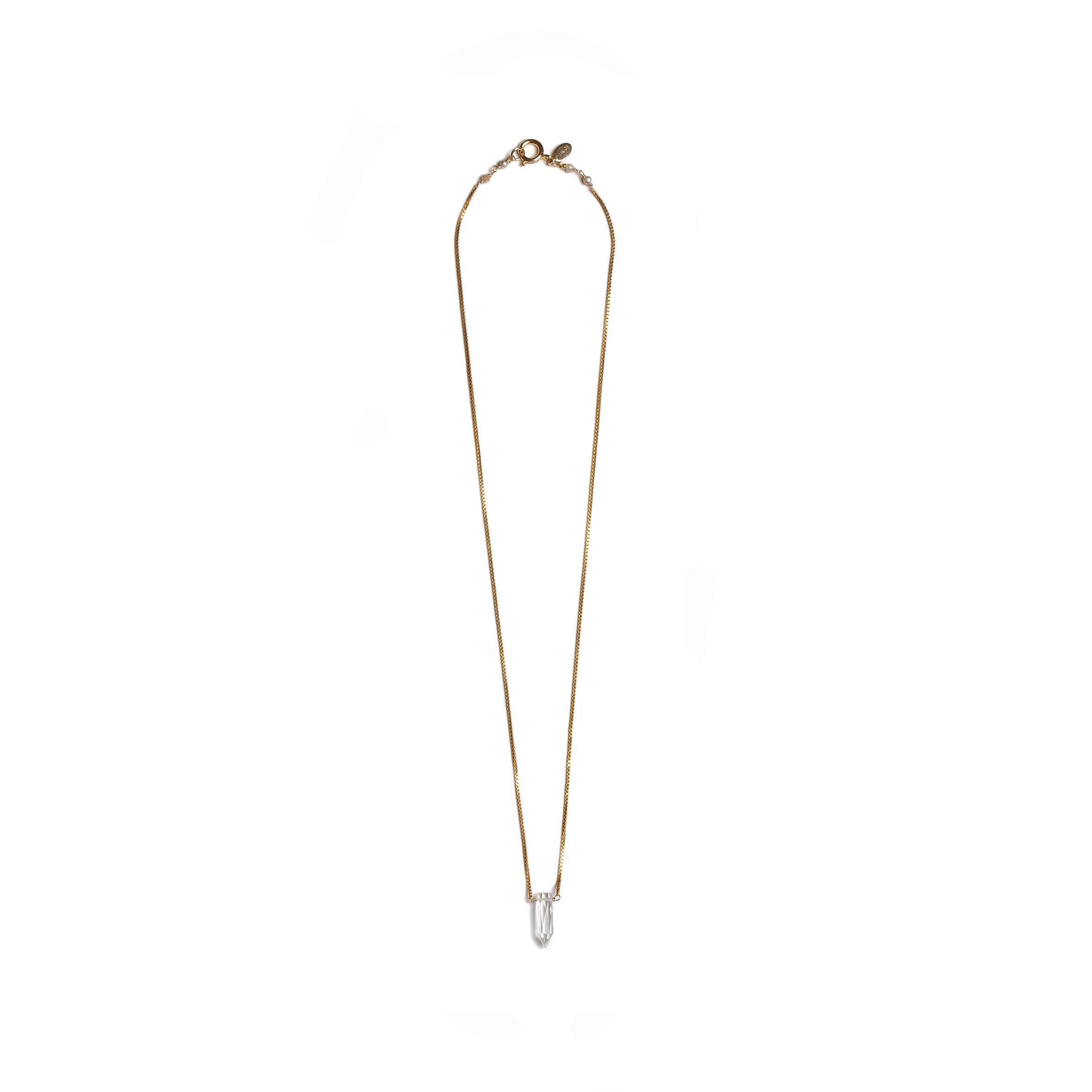 Gema Necklace - White Topaz Necklaces TARBAY