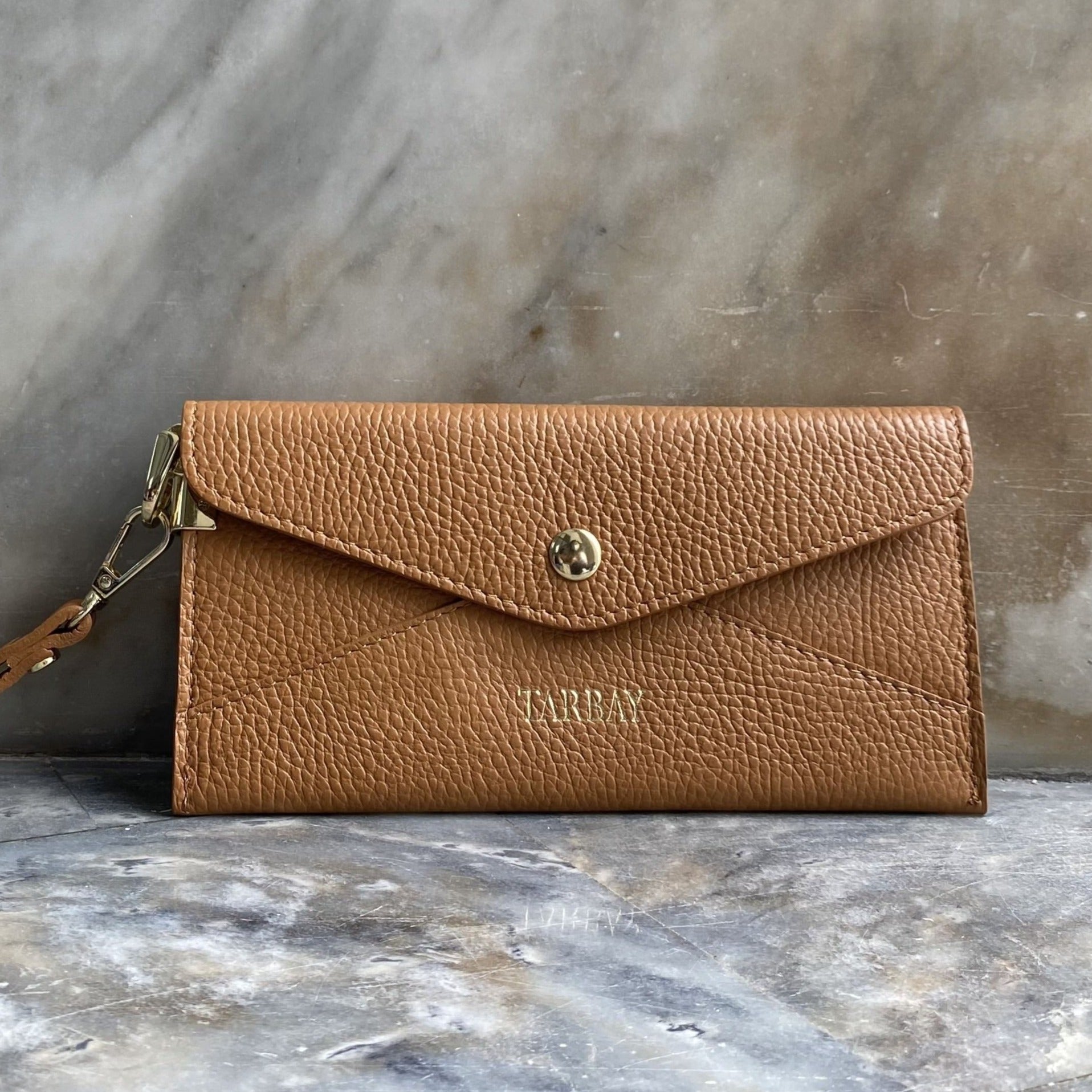 Genuine Leather Wallet #1 - Camel Wallets TARBAY