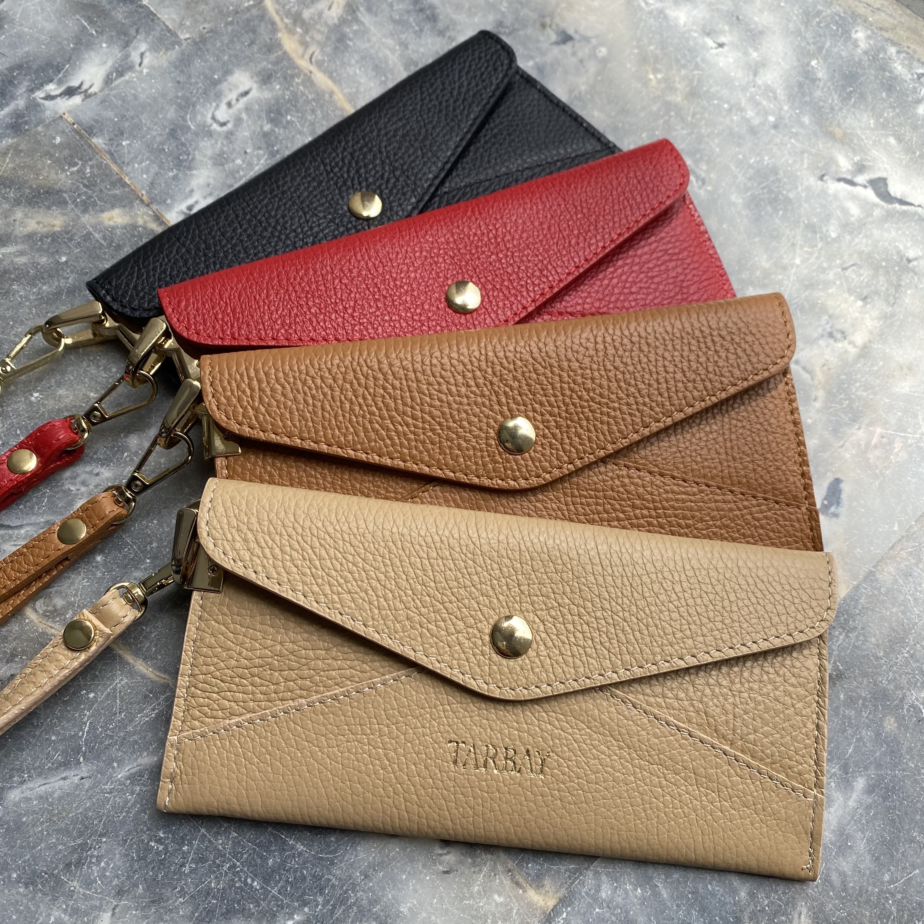 Genuine Leather Wallet #1 - Taupe Wallets TARBAY   