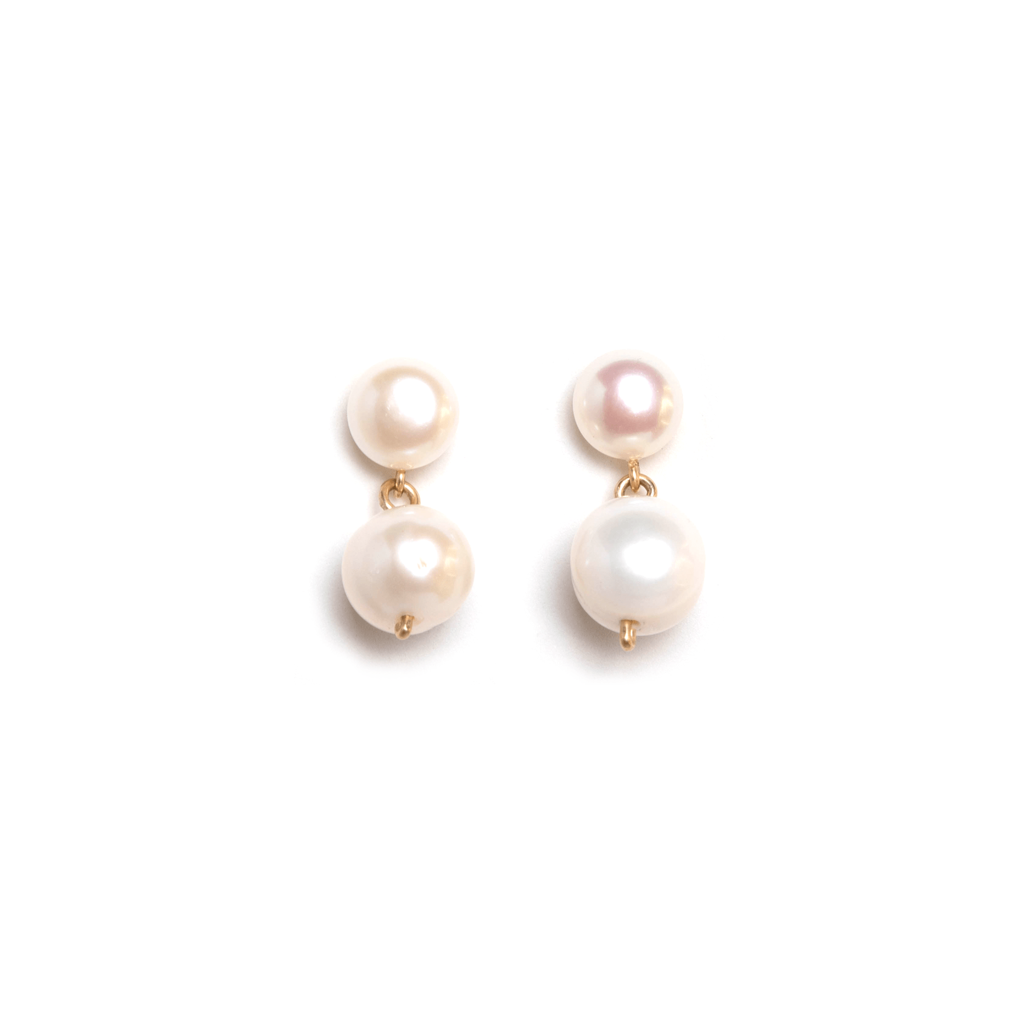 Margot Dangle Earrings #1 (25mm) - Pearl Earrings TARBAY