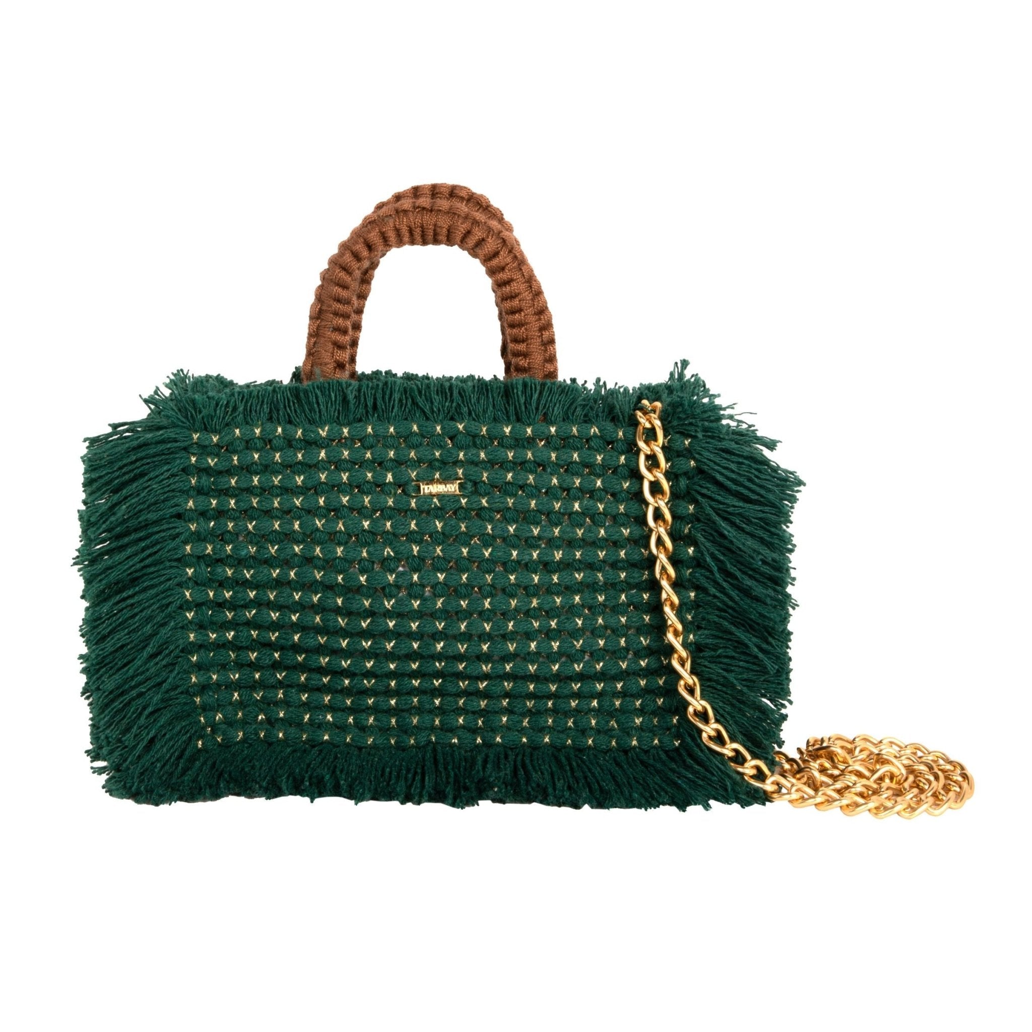 Gossypium Tote Bag Small - Verde Totes TARBAY