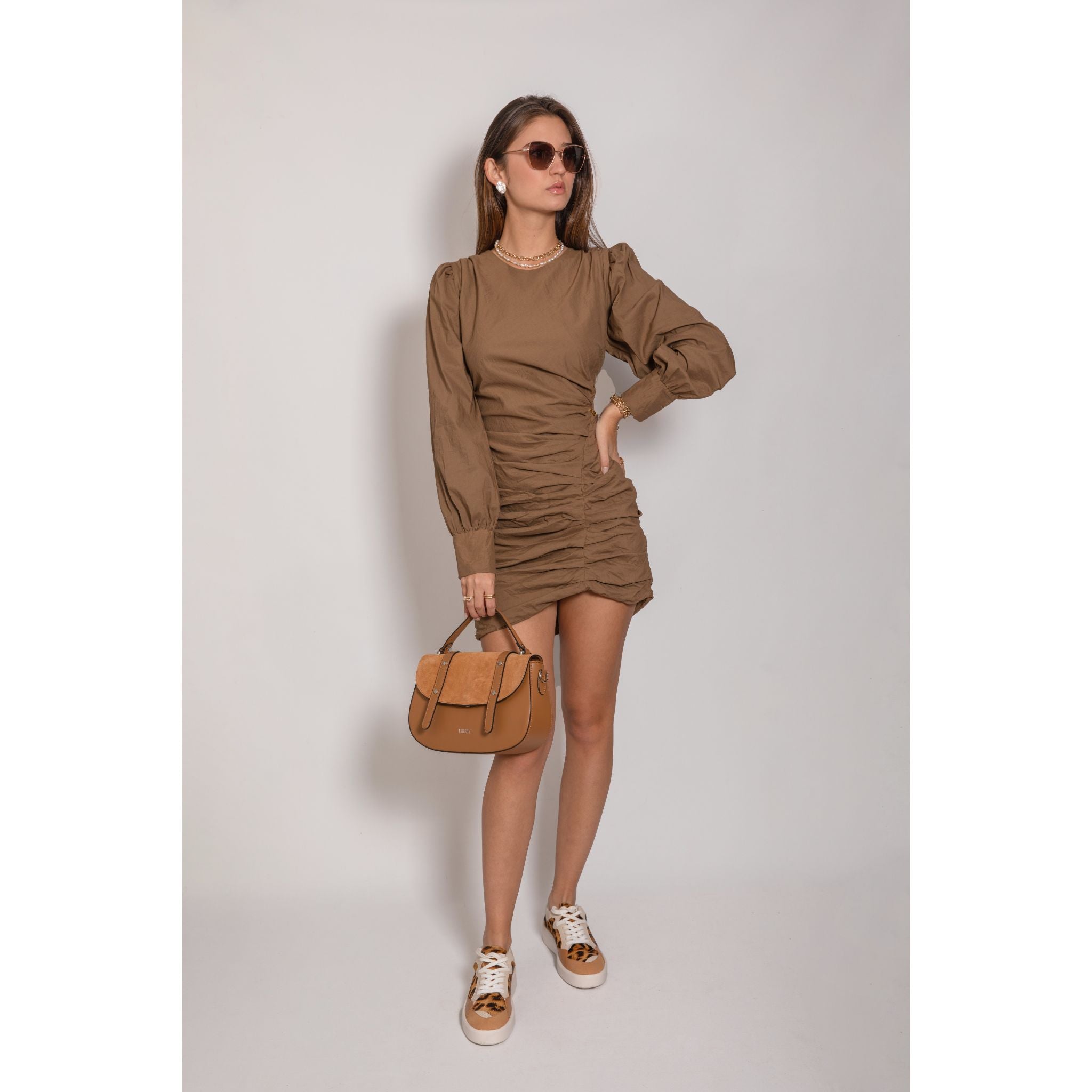 Jazmin Dress - Light Mocha Dress TARBAY