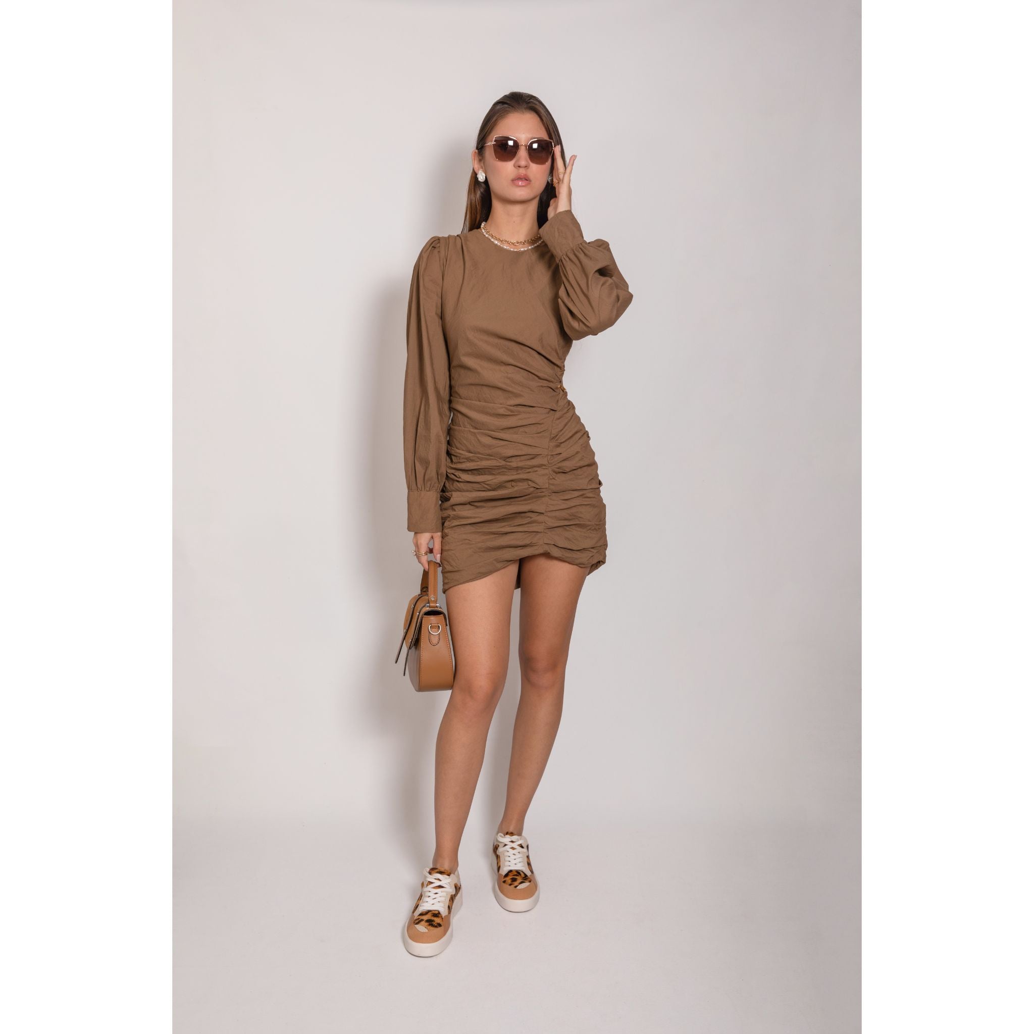 Jazmin Dress - Light Mocha Dress TARBAY