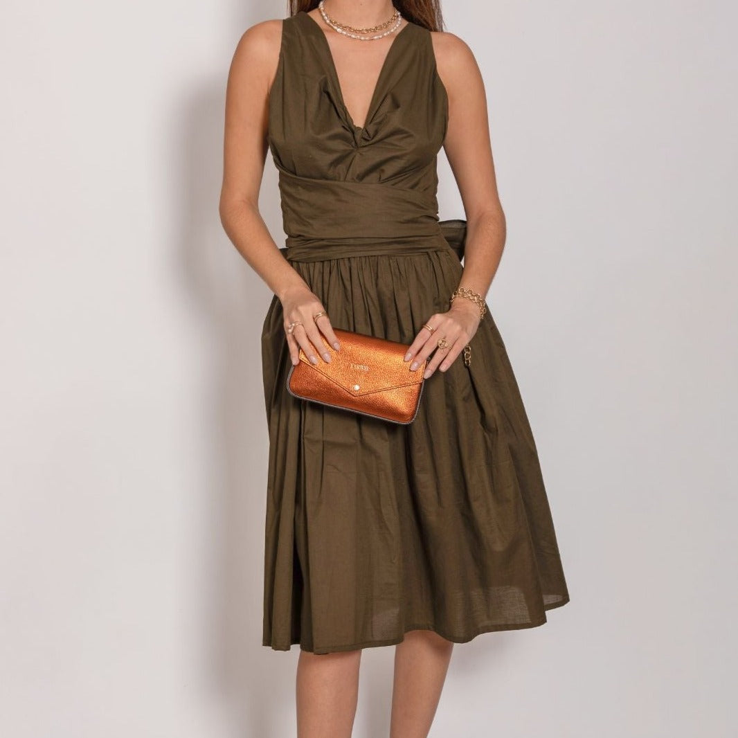 Sabi Dress - Verde Olivo Dress TARBAY