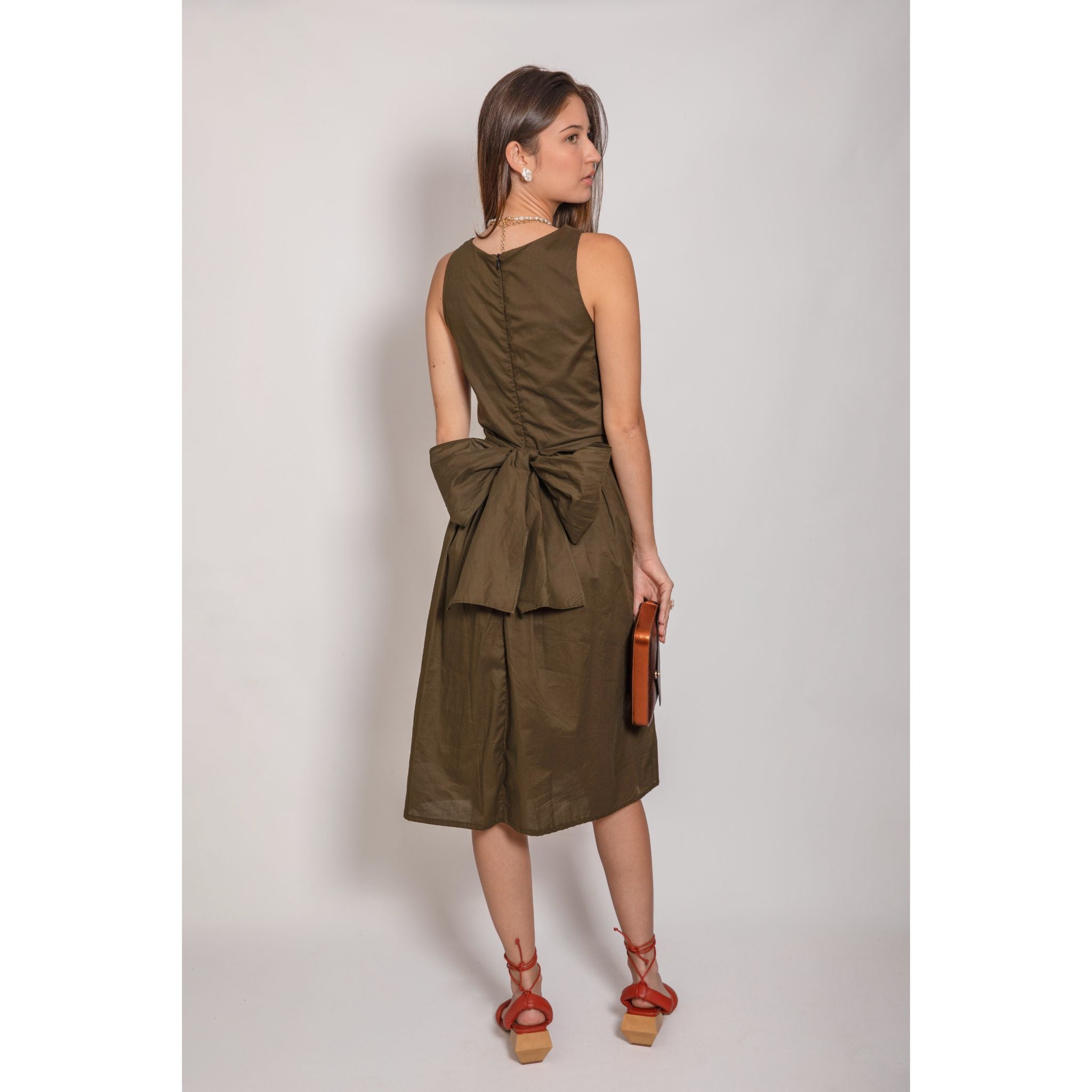 Sabi Dress - Verde Olivo Dress TARBAY