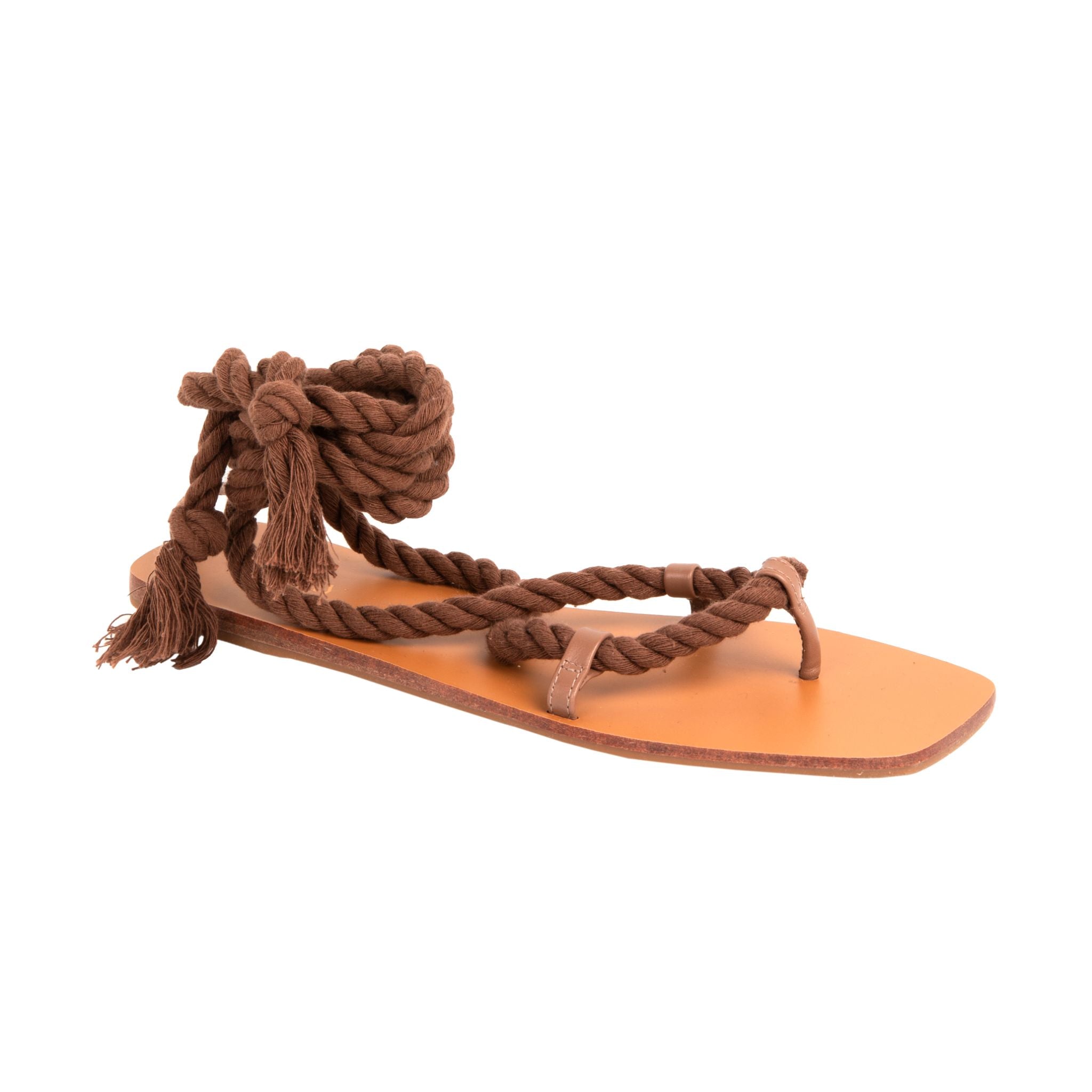 Arenisca Flat Sandals - Mocha Flats TARBAY
