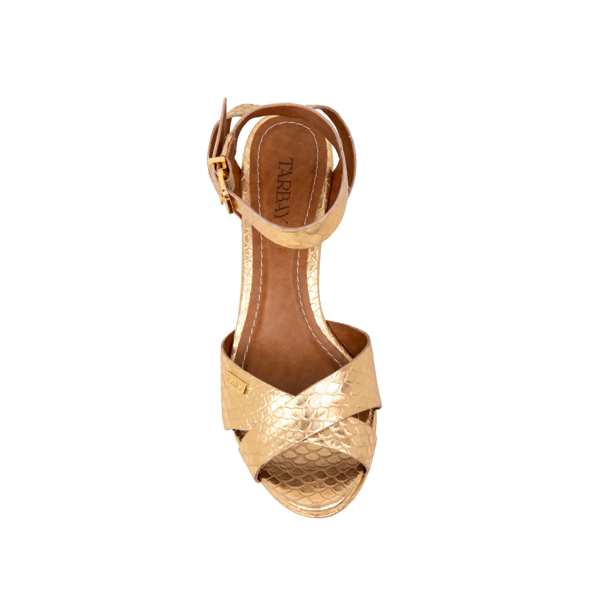 Espuma Wedges - Snake Gold Heels TARBAY
