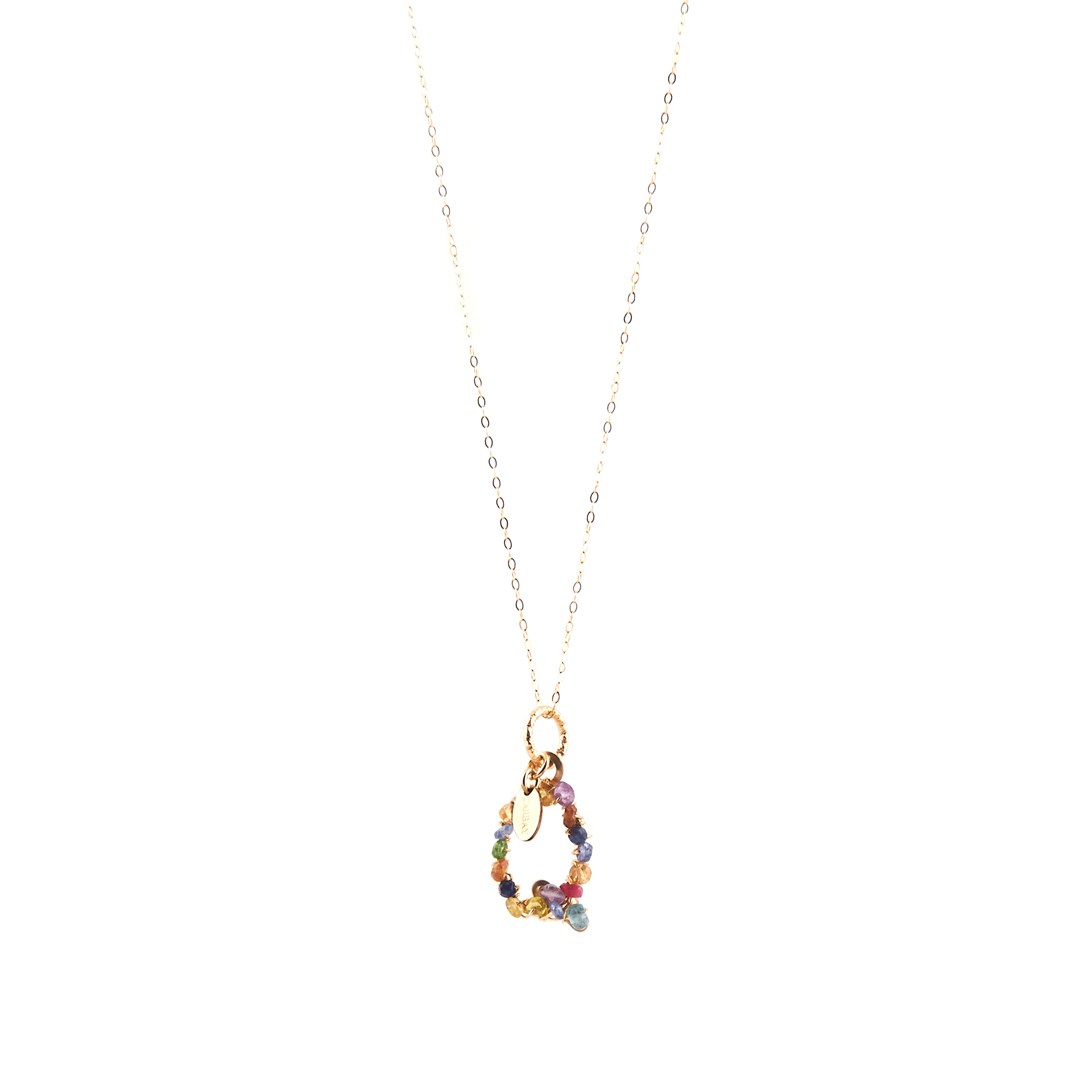 Handmade Letter Charm #2 (20mm) - Mix Arcoiris Charms TARBAY Q