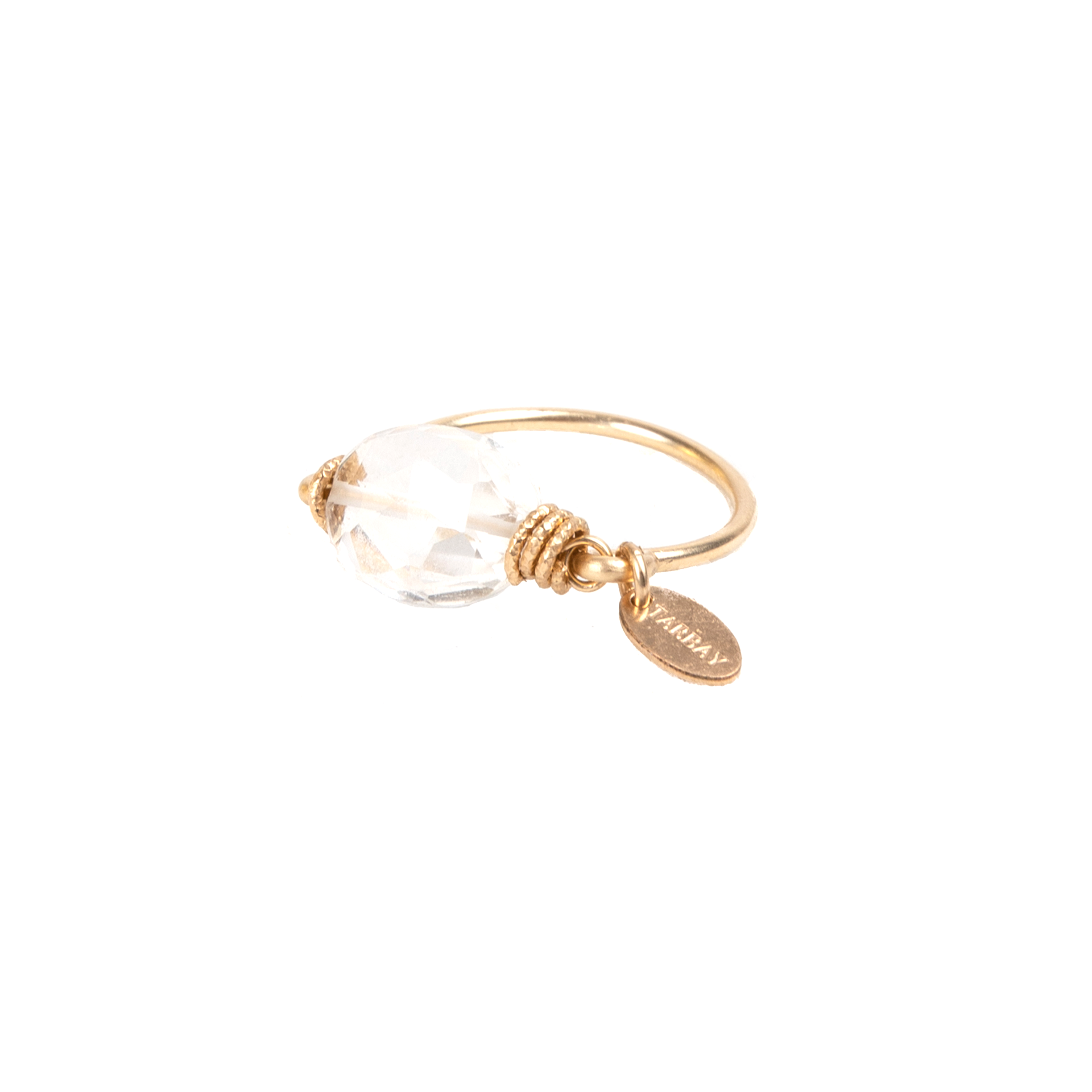 Solitaire Ring #1 (20mm) - Topaz Rings TARBAY
