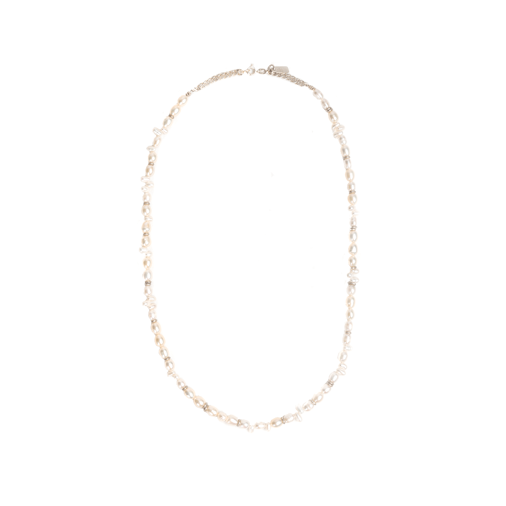 Morgan Necklace (58cm) - Pearl & Sterling Silver Necklaces TARBAY