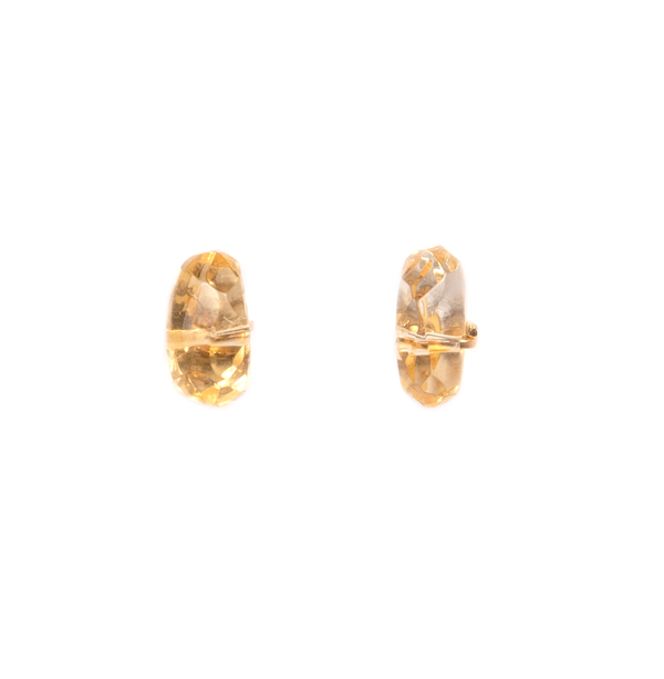 Gyros Earrings #1 (10mm) - Citrine Earrings TARBAY   