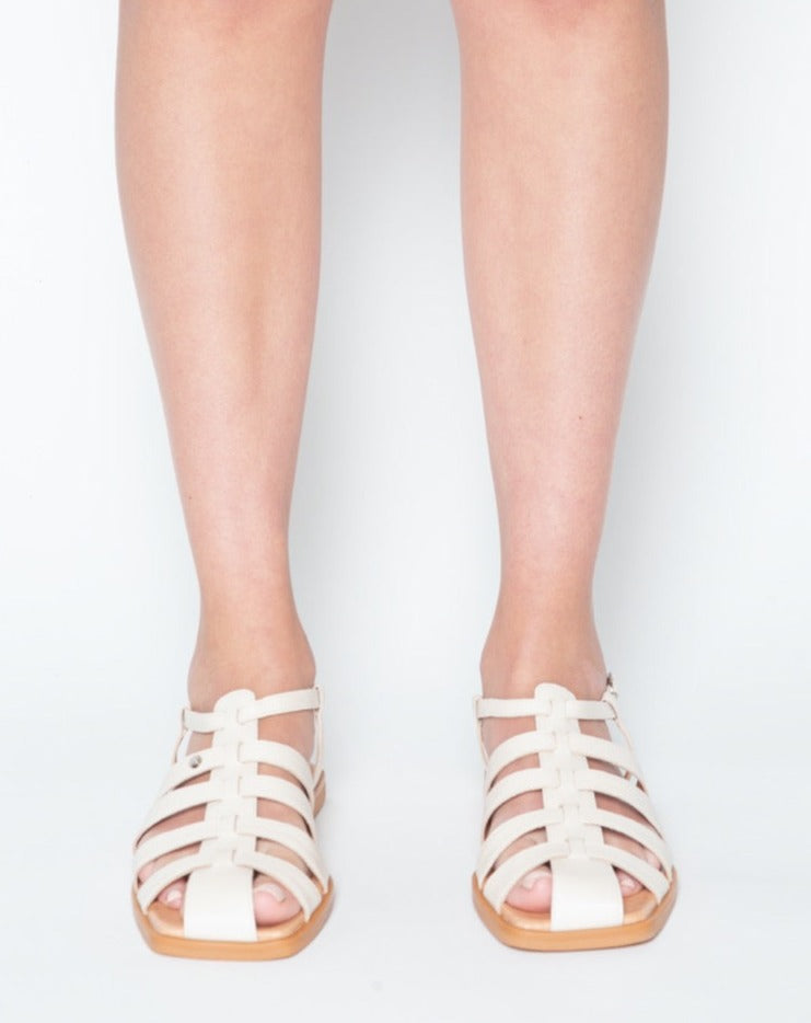 Franciscana Flat Sandals - Mascarpone Flats TARBAY   