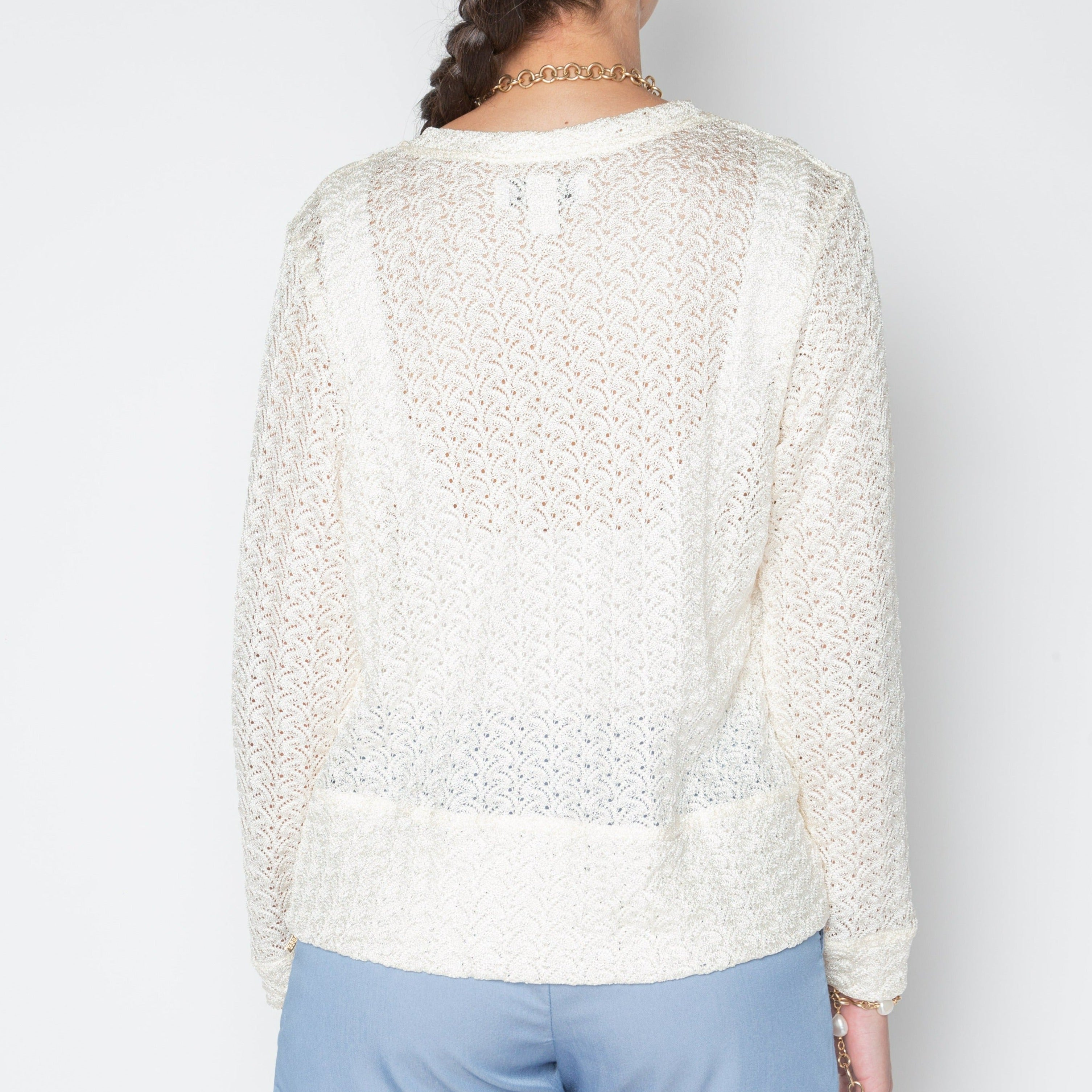 Ione Sweater - White Sweaters TARBAY   