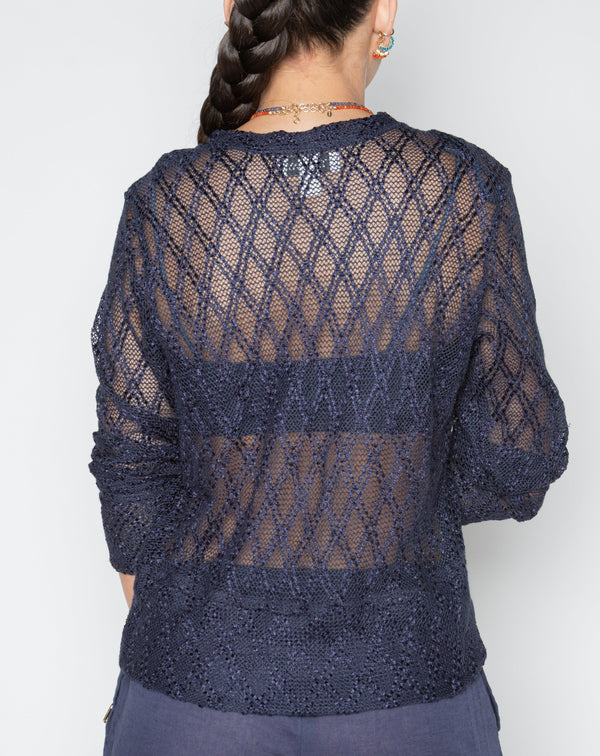 Ione Sweater - Navy Sweaters TARBAY   
