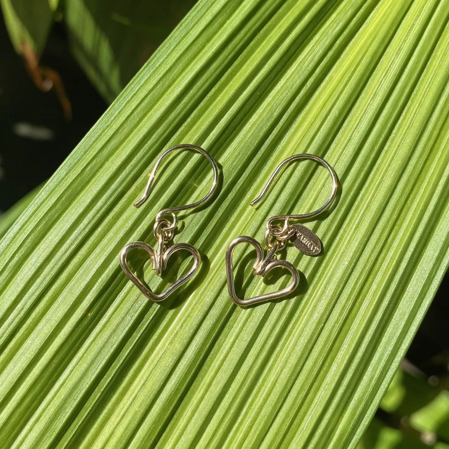 Corazon Dangle Earrings #2 (12mm) - 14K Gold-Filled Earrings TARBAY