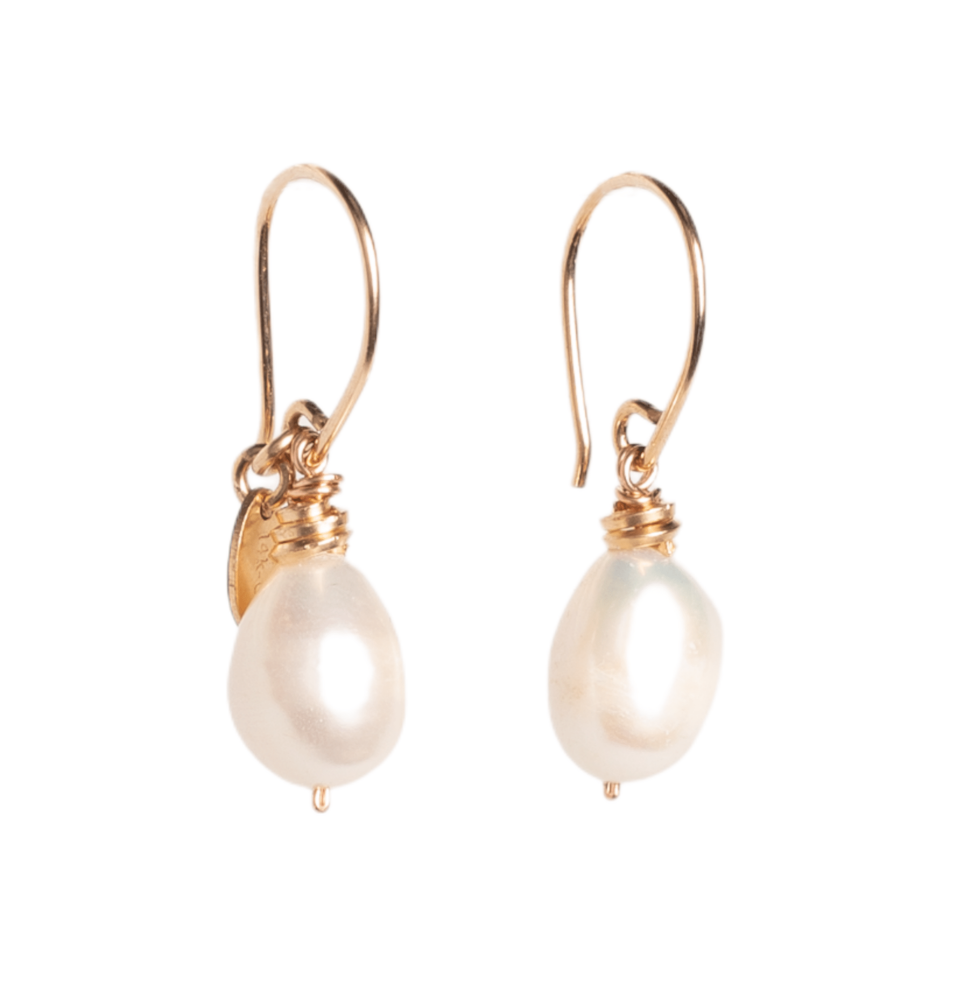 Susan Dangle Earrings (35mm) - Pearl Earrings CLASICOS