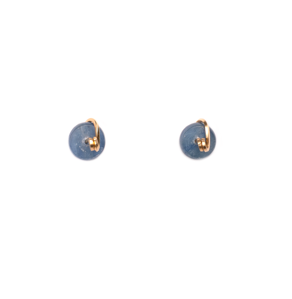 Nara Earrings #1 (8mm) - Kyanite Earrings TARBAY   