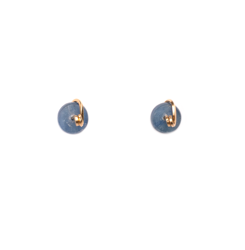 Nara Earrings #1 (8mm) - Kyanite Earrings TARBAY   