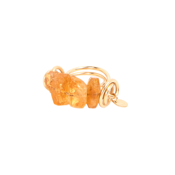 Kleidia Ring #1 (25mm) - Citrine Rings TARBAY   