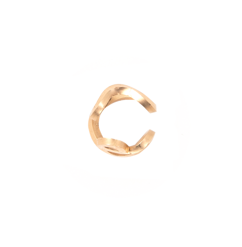 Cantaclaro Ear Cuff #3 (13mm) - Yellow Gold Ear Cuffs TARBAY   
