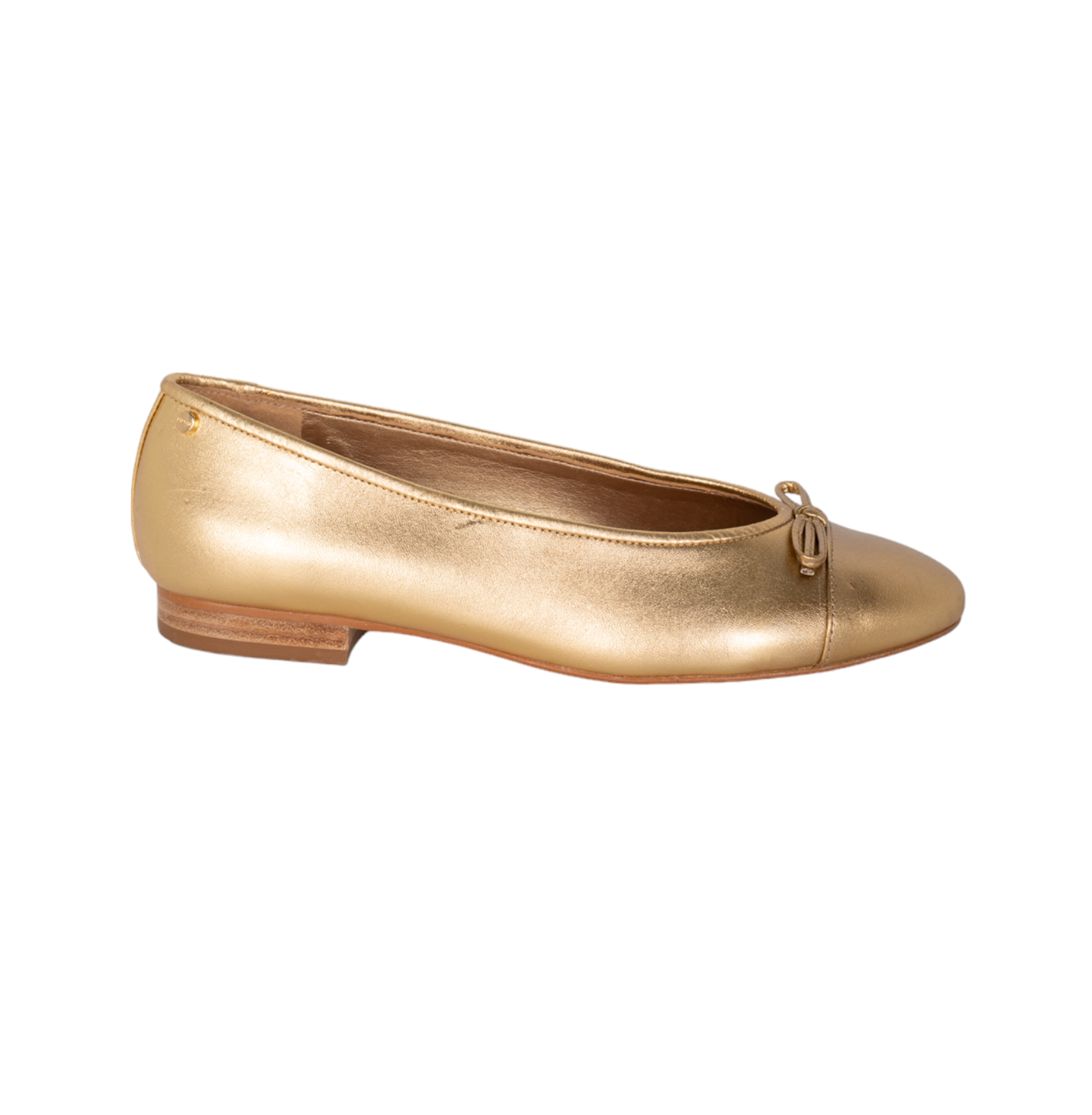 Damelis Ballet Flats - Gold Flats TARBAY   