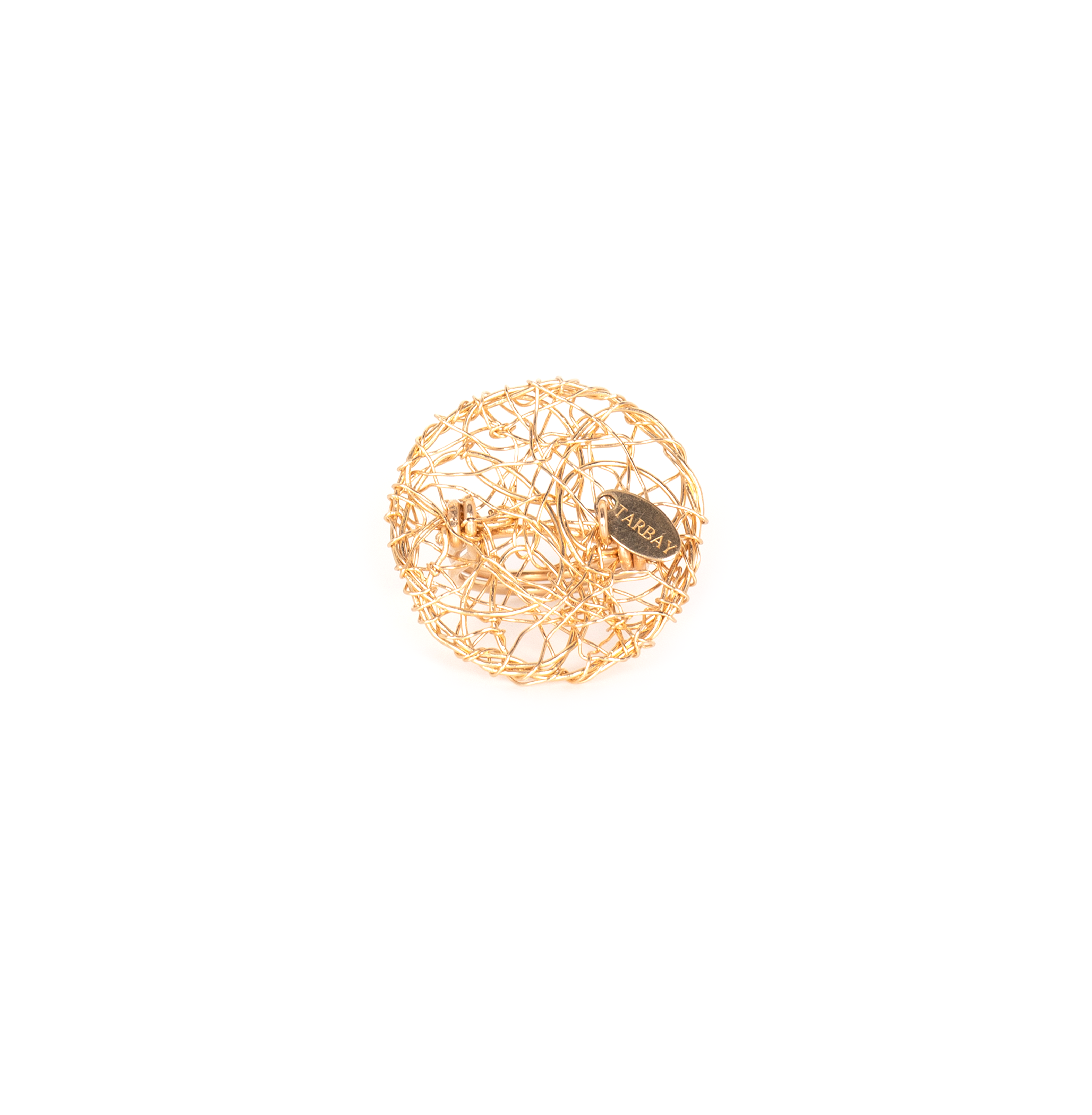 Aura Ring #1 (30mm) - Yellow Gold Rings TARBAY   