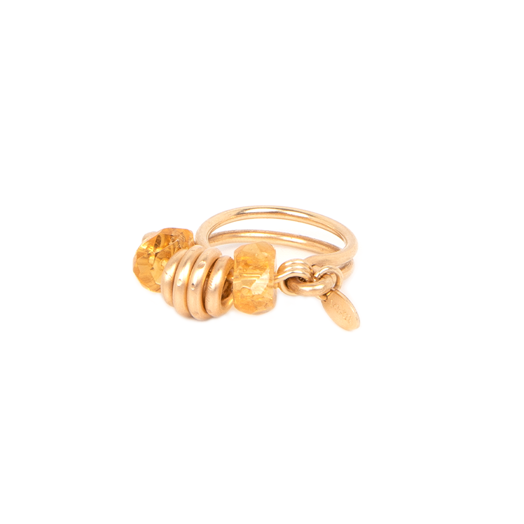 Diana Ring #2 (30mm) - Citrine Rings TARBAY   